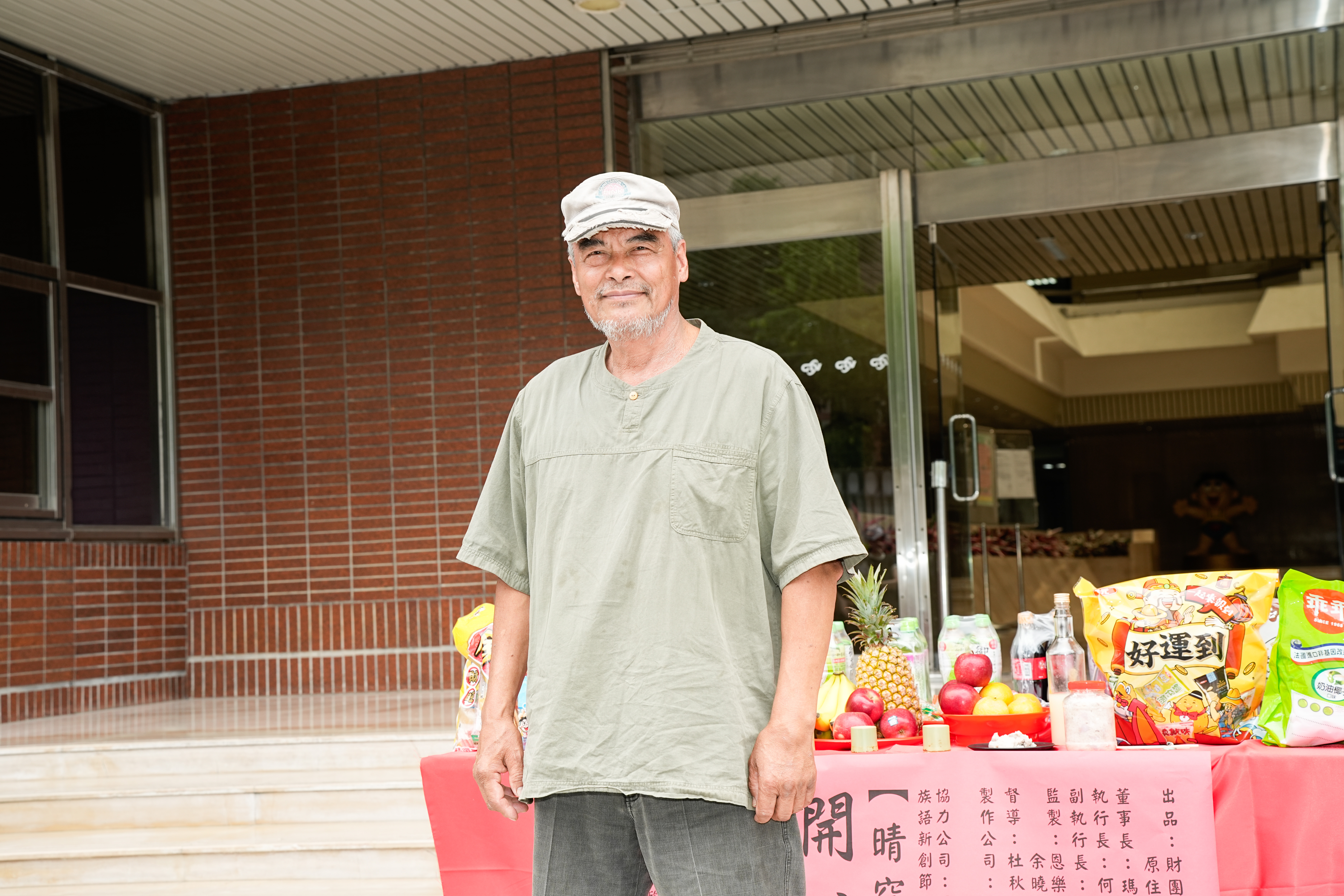 林慶台在新戲記者會透露自己有失智現象。林弘斌攝