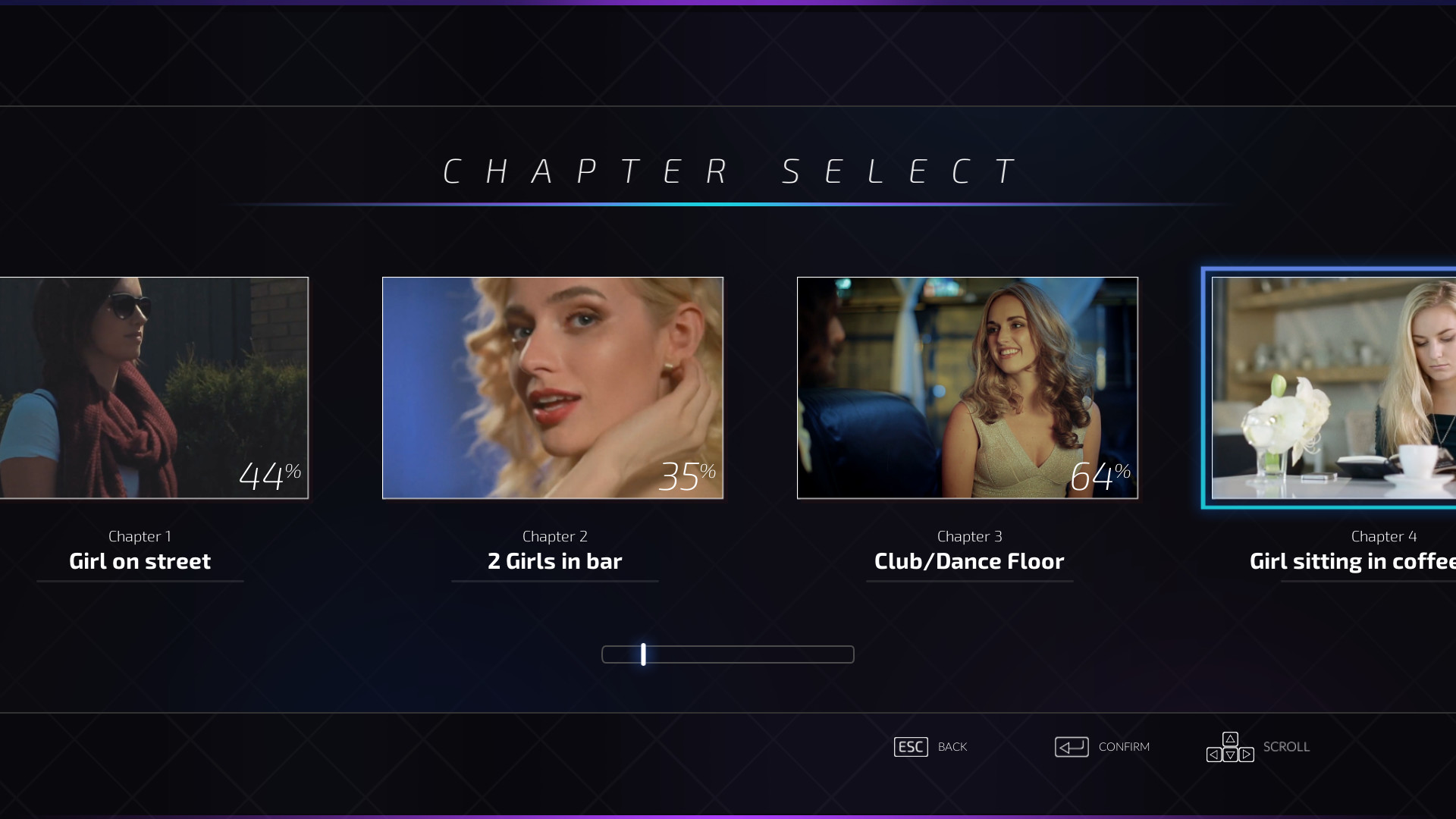 2018年上市的英國真人互動遊戲《Super Seducer》,是麻豆開發遊戲時的參考案例之一。(翻攝自Steam)