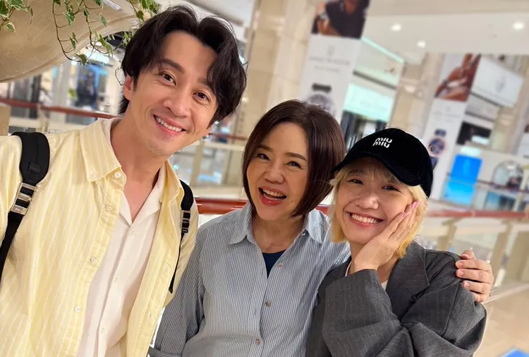 陳漢典、Lulu到101換戒指巧遇于美人。（翻攝自于美人臉書）