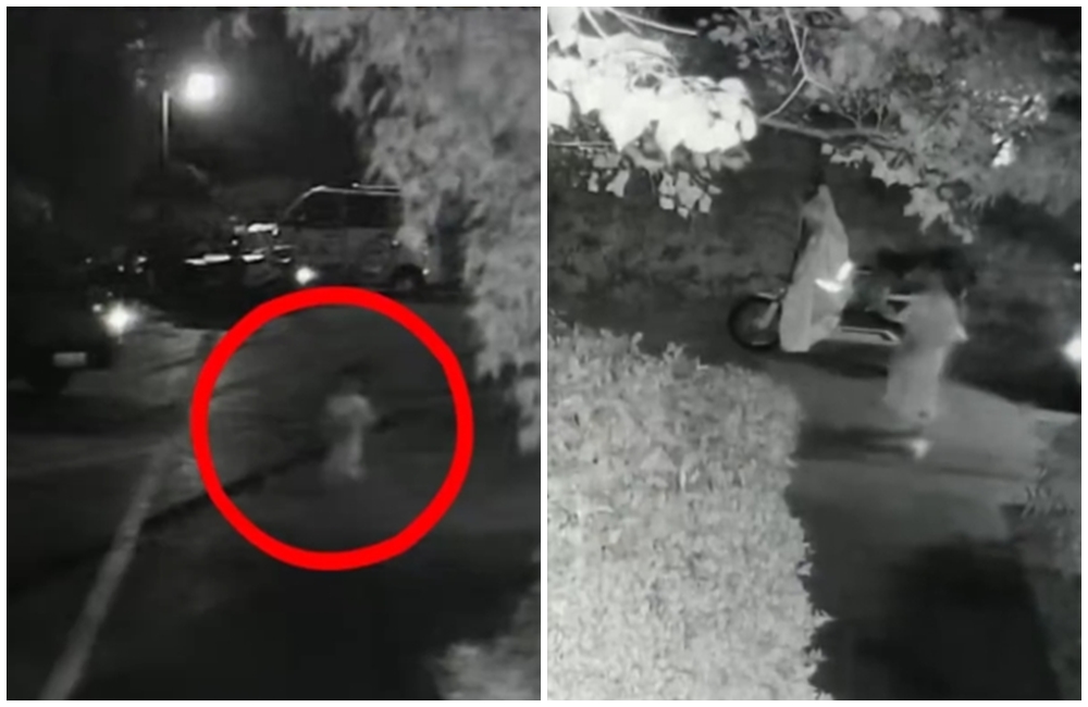 江蘇一名5歲女童半夜出門獨自跑到湖邊，嚇壞所有人。（翻攝自微博）