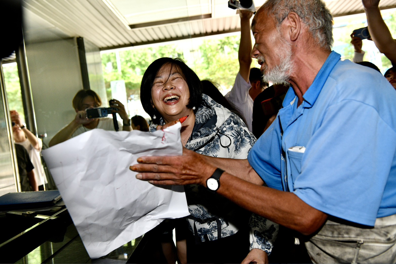 民眾黨中評會今（13）日正式開鍘李貞秀，確定開除其黨籍，不分區立委身分也跟著失效。（鏡報李智為攝）