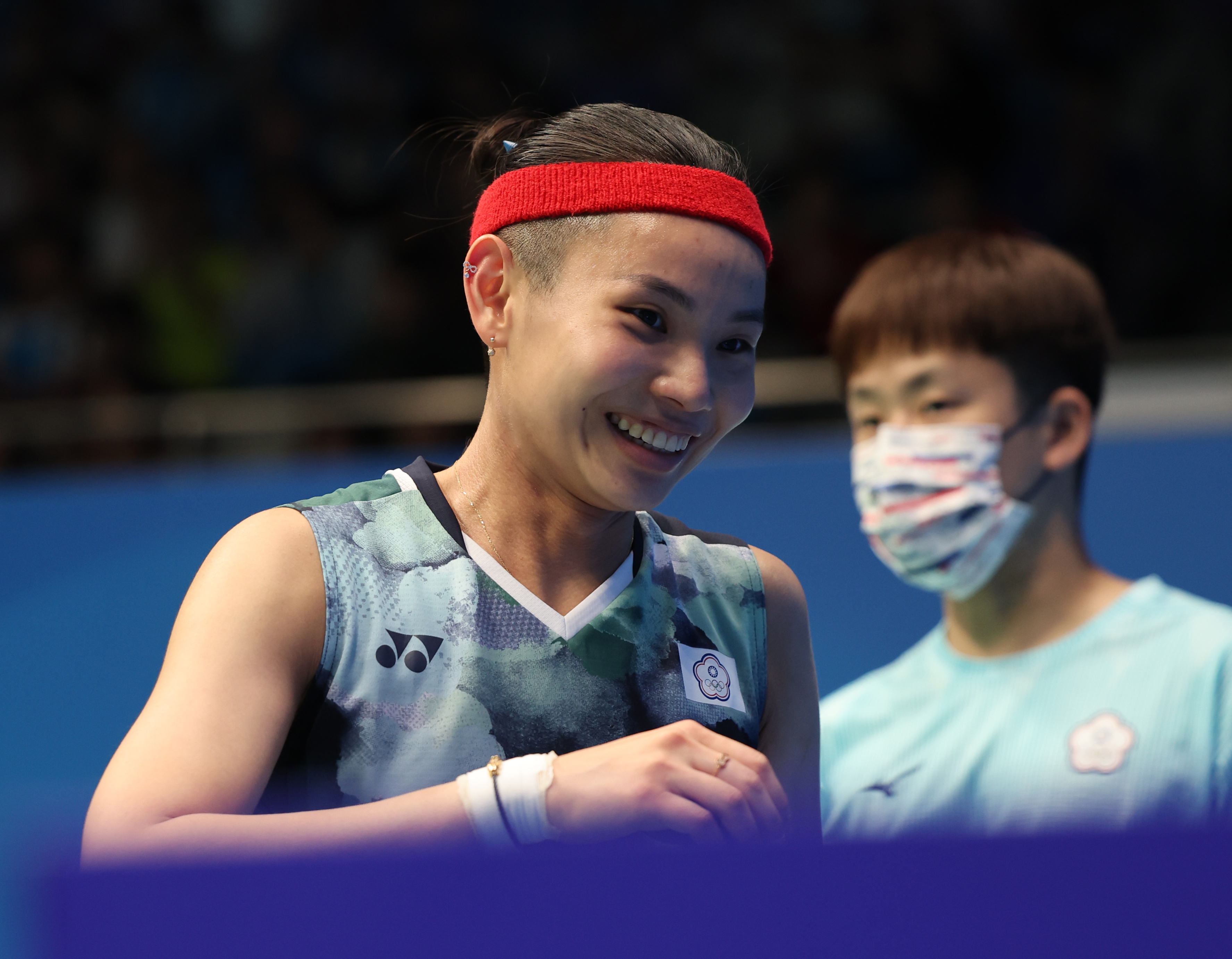 「台灣一姐」戴資穎力拚女單2連霸,首戰對上蒙古女將蒙赫特塞茨格,以實力懸殊差距完勝對方。(中華奧林匹克委員會提供)