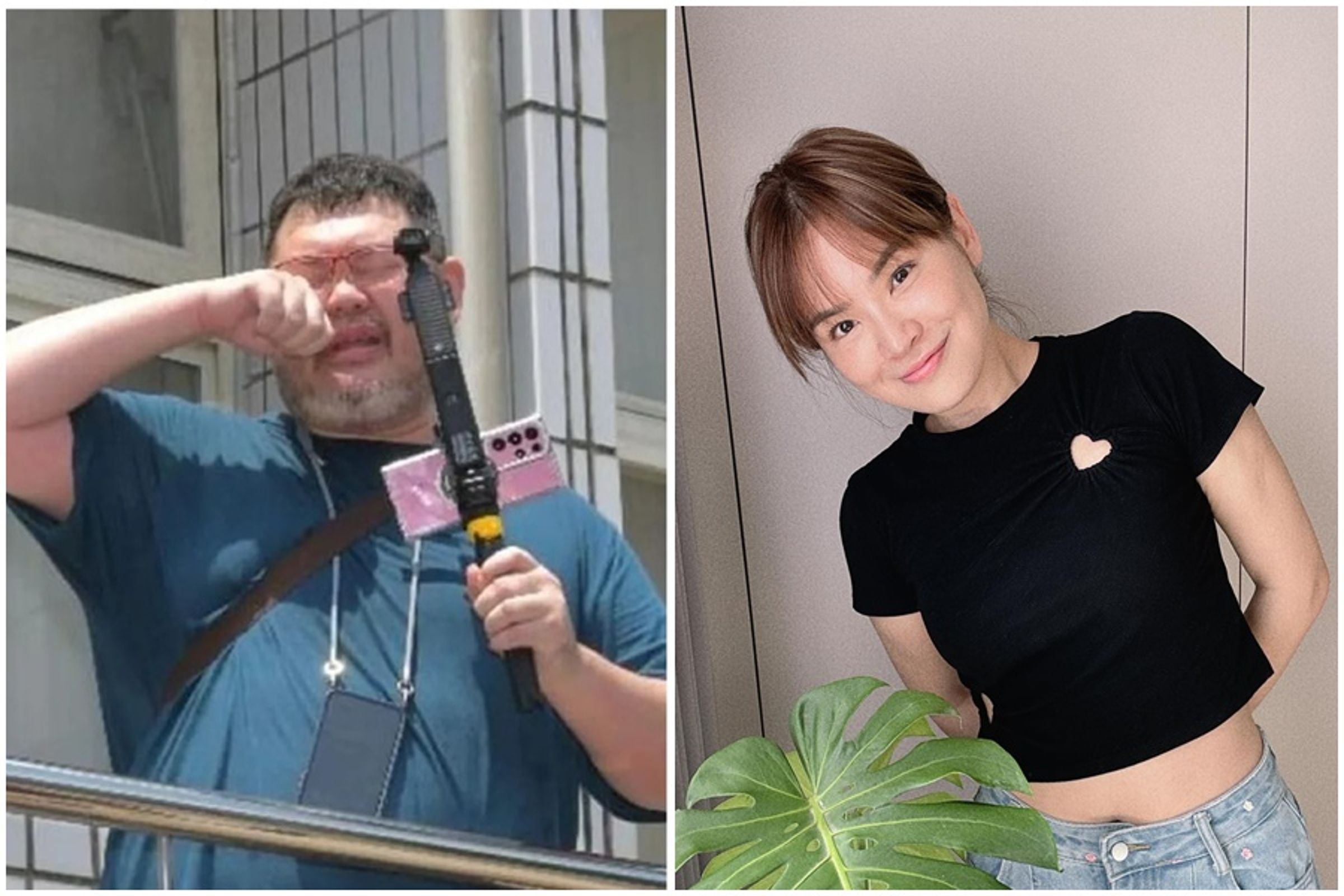 親綠網紅四叉貓(劉宇)再爆脫序言論,陳沂認為「更可怕的是四叉貓的支持者」,他們覺得四叉貓正義敢言。(翻攝自四叉貓、陳沂臉書)