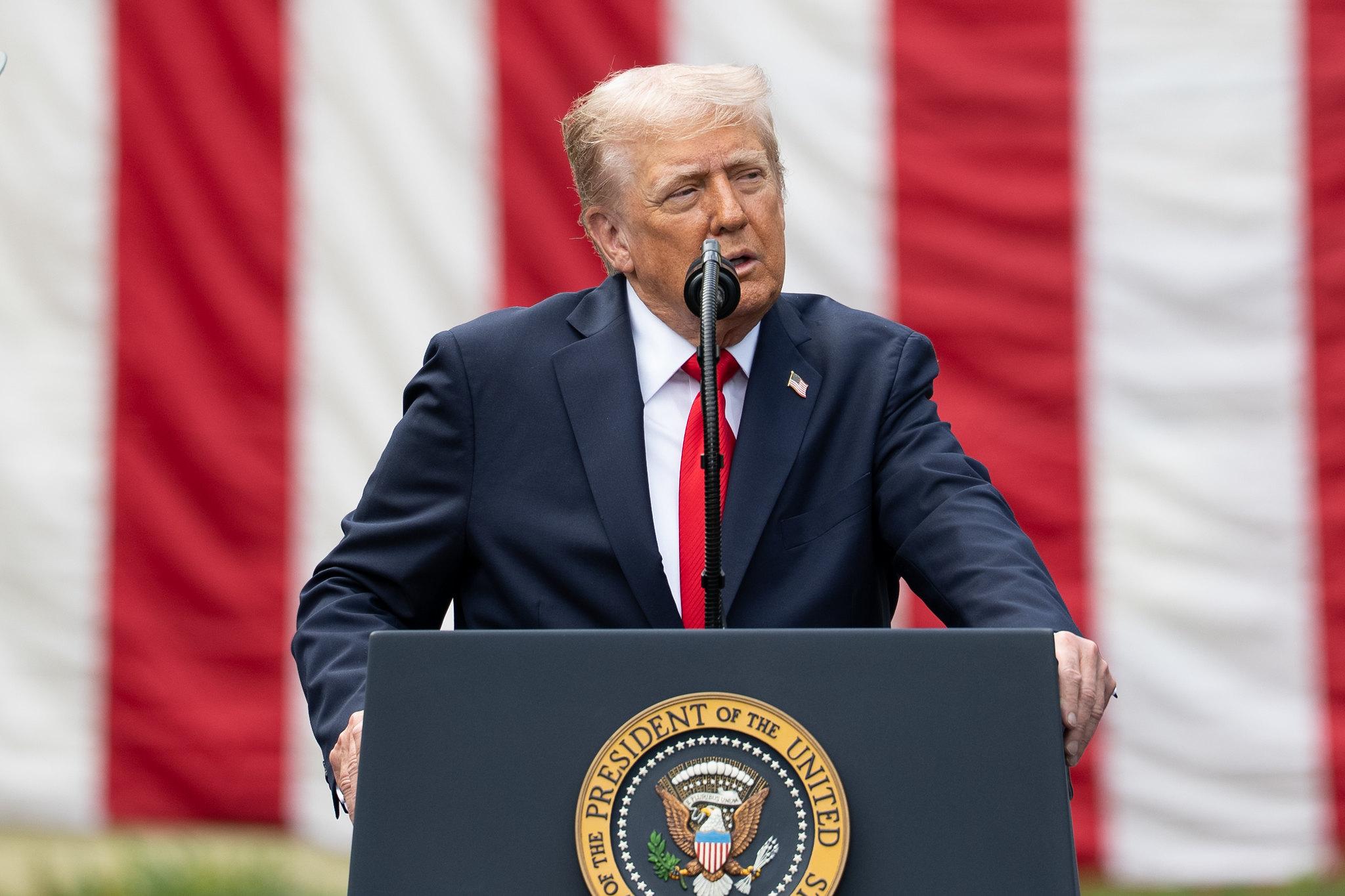 在政府關閉期間，川普握有主導權。（翻攝The White House Flickr）