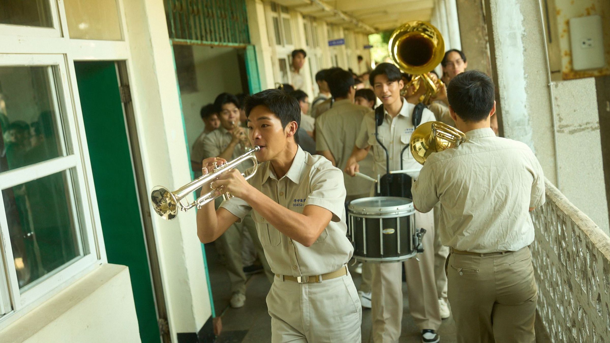 閉幕片《進行曲》由兩屆北影「非常新人」牧森、余杰恩及新生代演員劉育仁主演。(台北電影節提供)