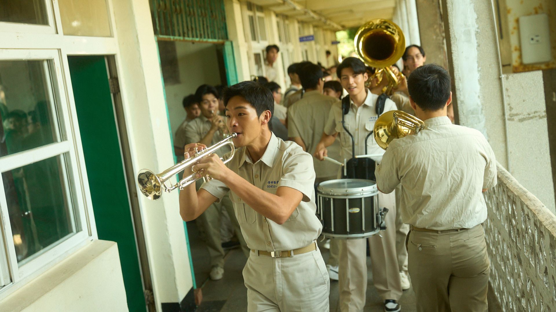 閉幕片《進行曲》由兩屆北影「非常新人」牧森、余杰恩及新生代演員劉育仁主演。（台北電影節提供）