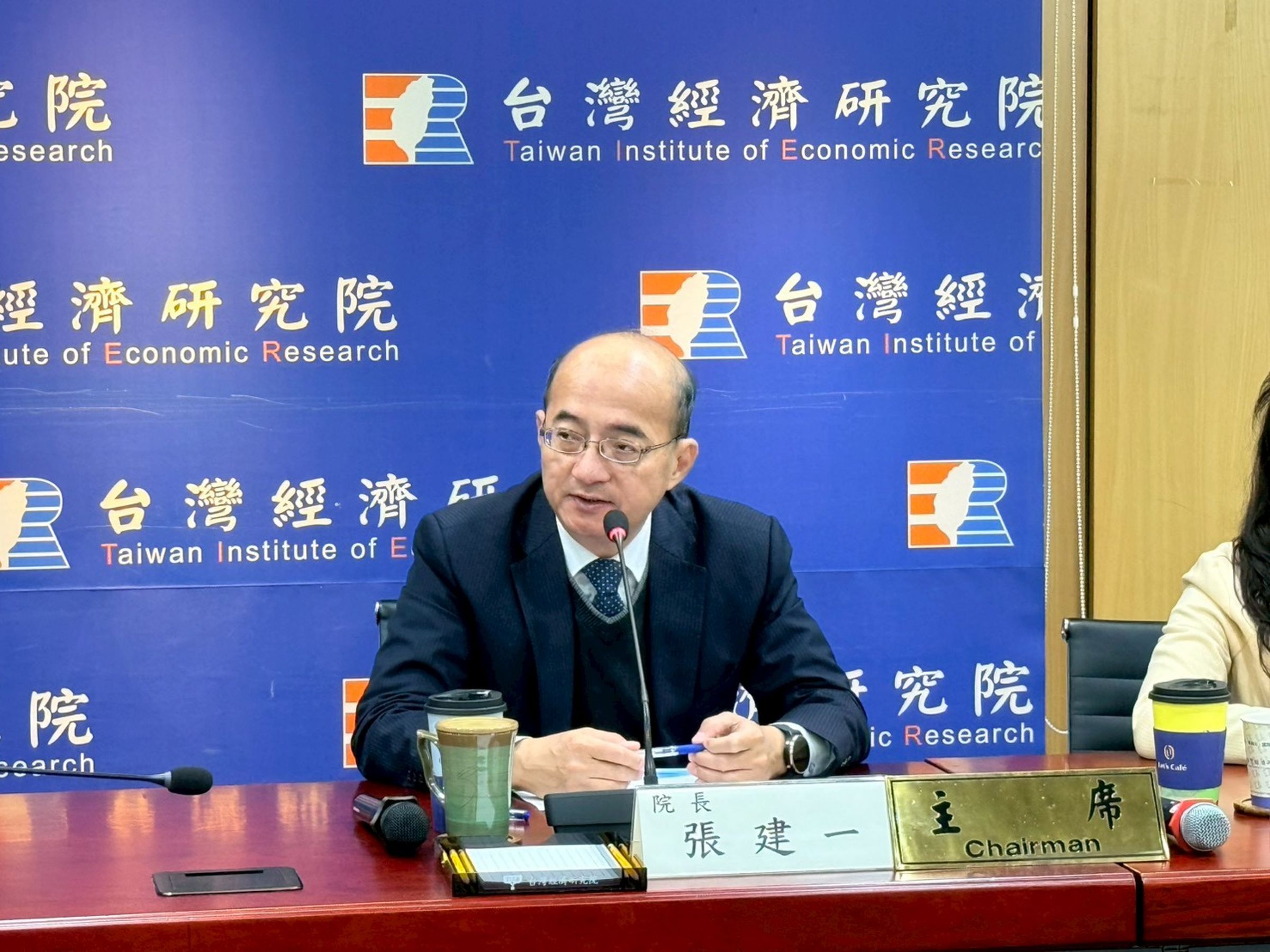 台灣經濟研究院長張建一。（台經院提供）