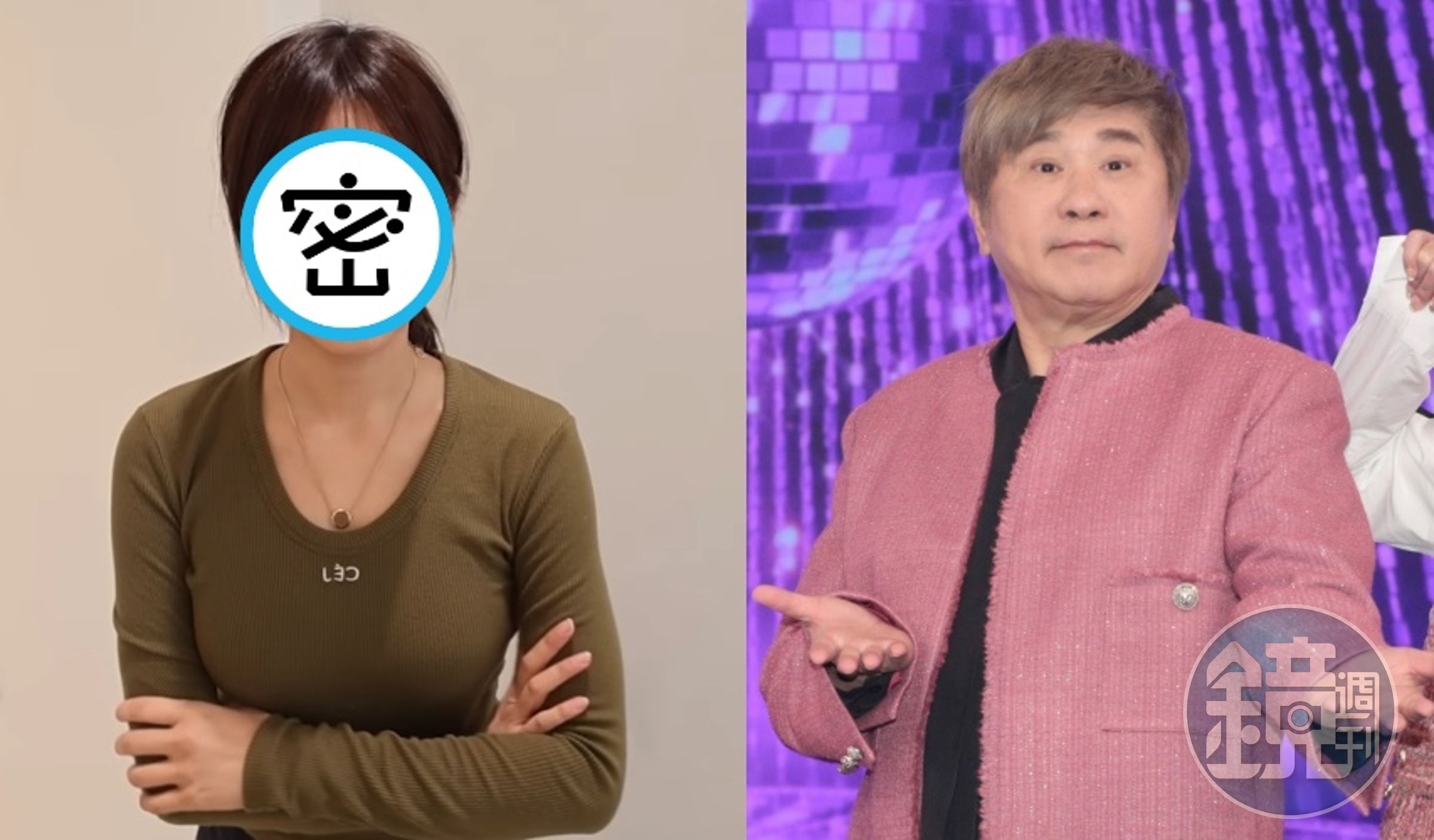 愛莉莎莎（左）新家開箱，網友全在看眼睛，笑稱「撞臉胡瓜（右）」。（翻攝自yt/
愛莉莎莎 Alisasa、本刊資料照）