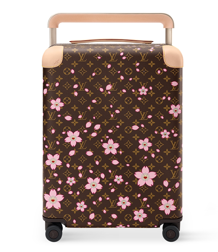 Louis Vuitton × Murakami藝術聯名合作系列行李硬箱。（路易威登提供）