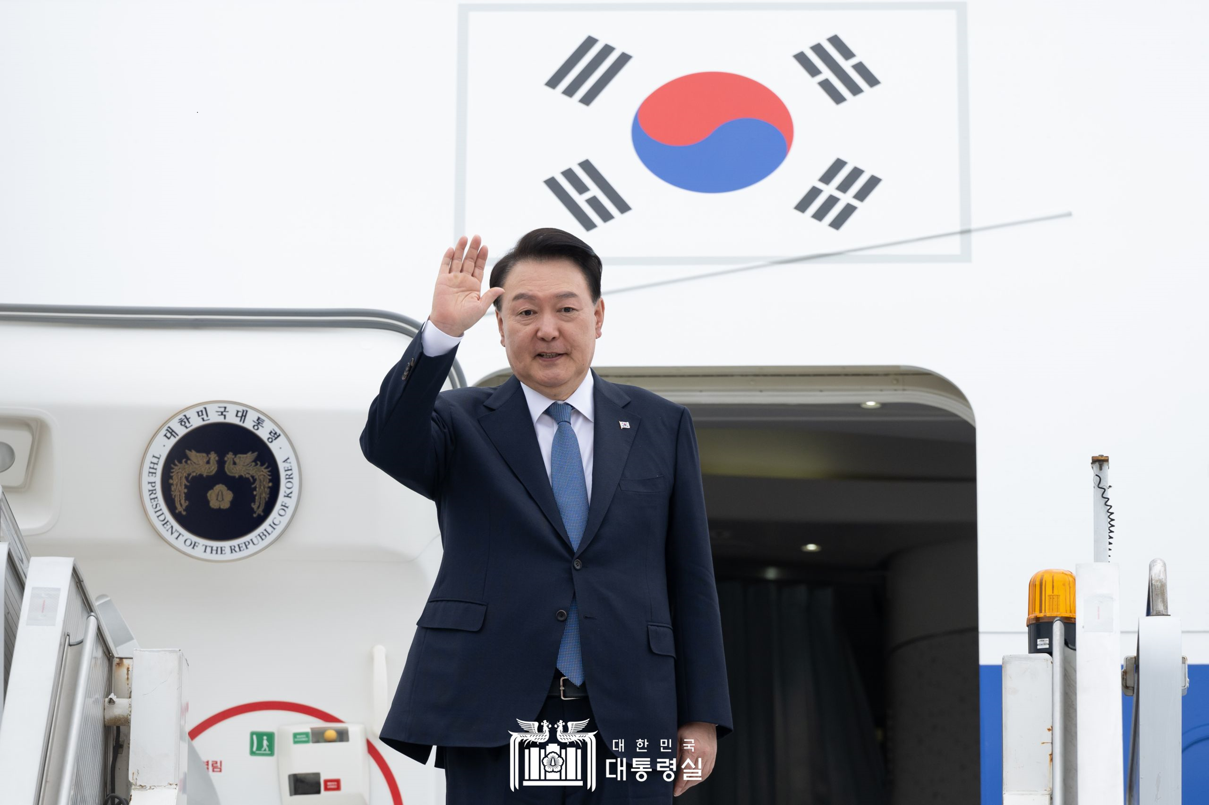 南韓總統尹錫悅今晚突然宣布緊急戒嚴。(翻攝自南韓總統府官網)
