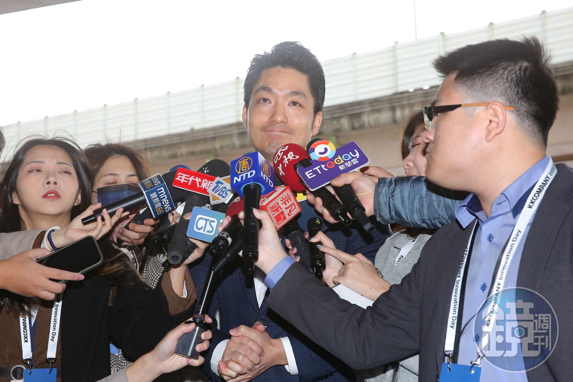 針對民眾黨走讀活動與警方發生衝突，台北市長蔣萬安出席開學活動並未多談。（本刊資料照）