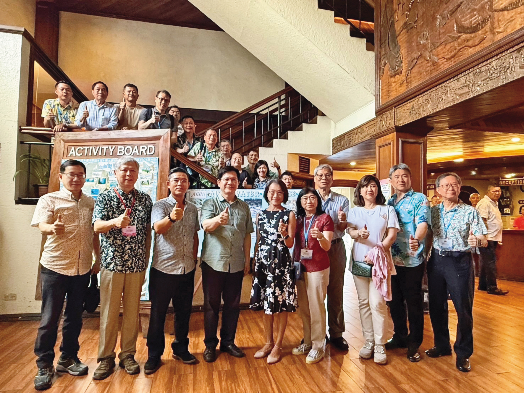 外交部許多活動都能見到廖紫岑身影，引來外界側目。（翻攝帛琉大使館臉書）