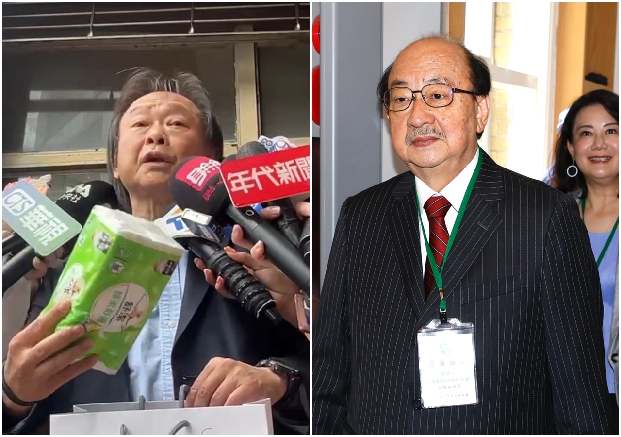 王世堅今天受訪時拿出一包衛生紙，並強調要送給黨團總召柯建銘，「讓他自己去擦屁股」（翻攝畫面／本刊資料照）