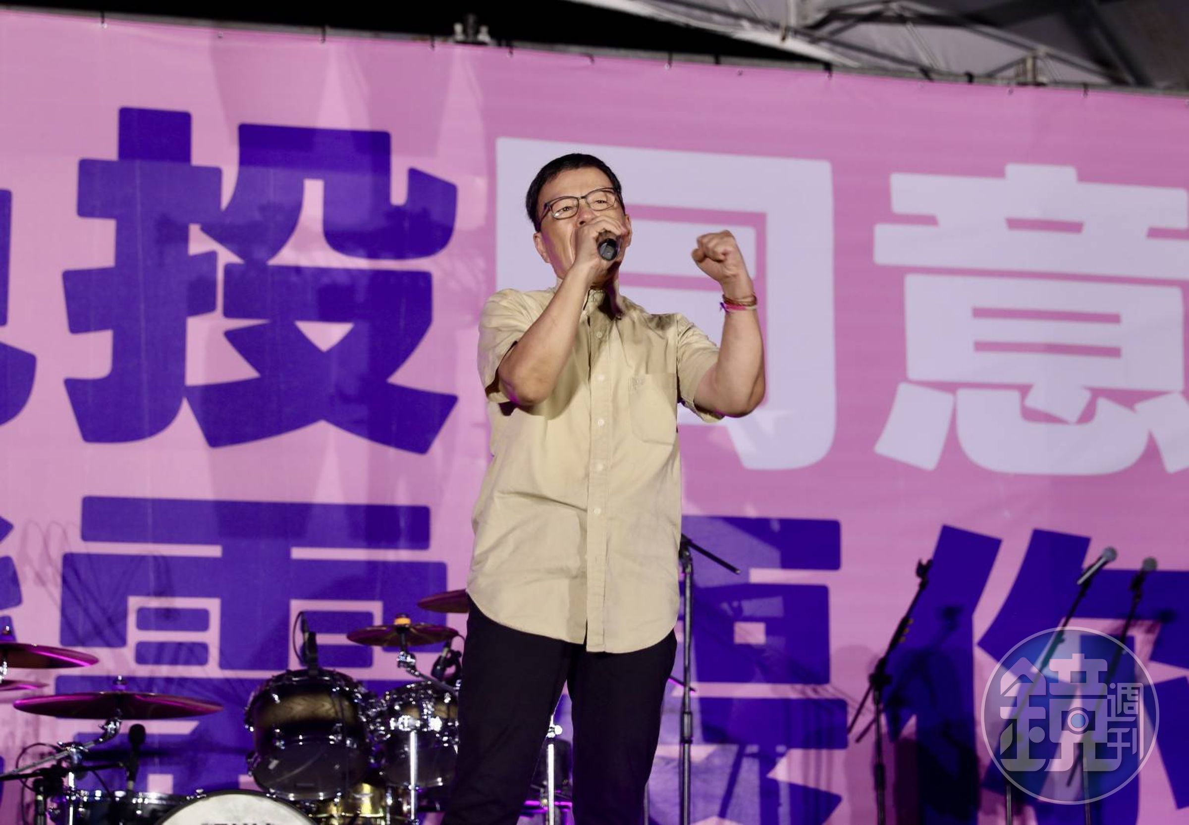 資深導演王小棣衝凱道宣講時說,「人民才是國家的主人,但有人忘記了」。