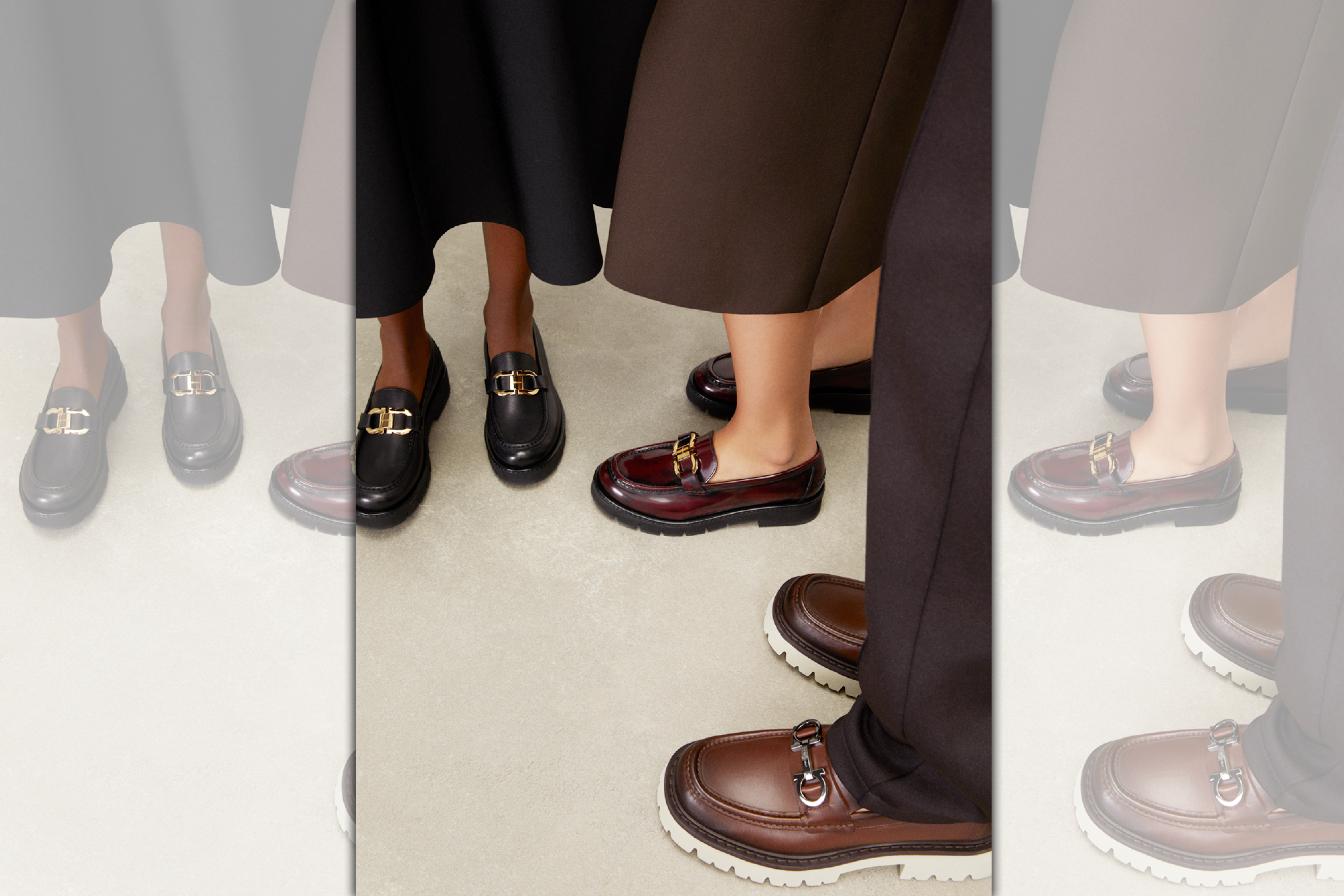 FERRAGAMO今年秋冬推出男、女樂福鞋新作。（FERRAGAMO提供）
