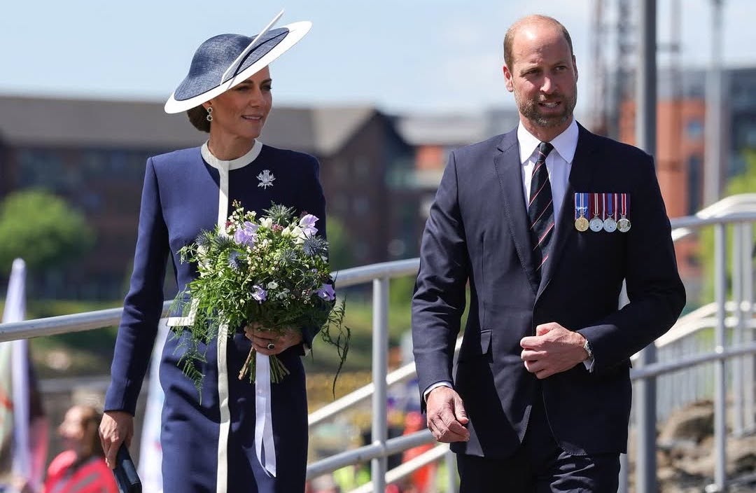 凱特王妃與威廉王子結婚14年，經常一起出席公開活動。（翻攝princeandprincessofwales IG）