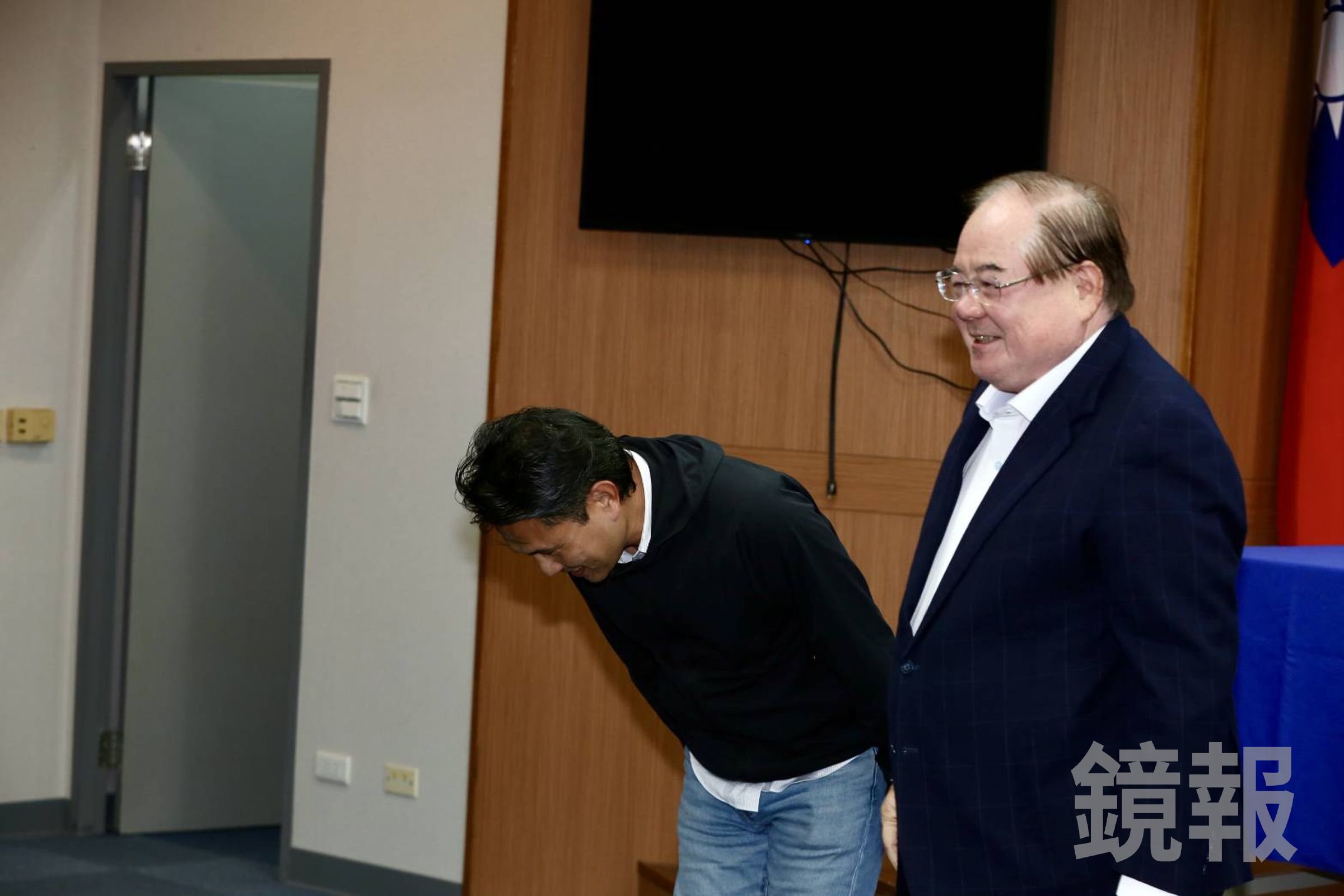 陳以信宣布退出藍營台南市長初選。（鏡報姜永年）