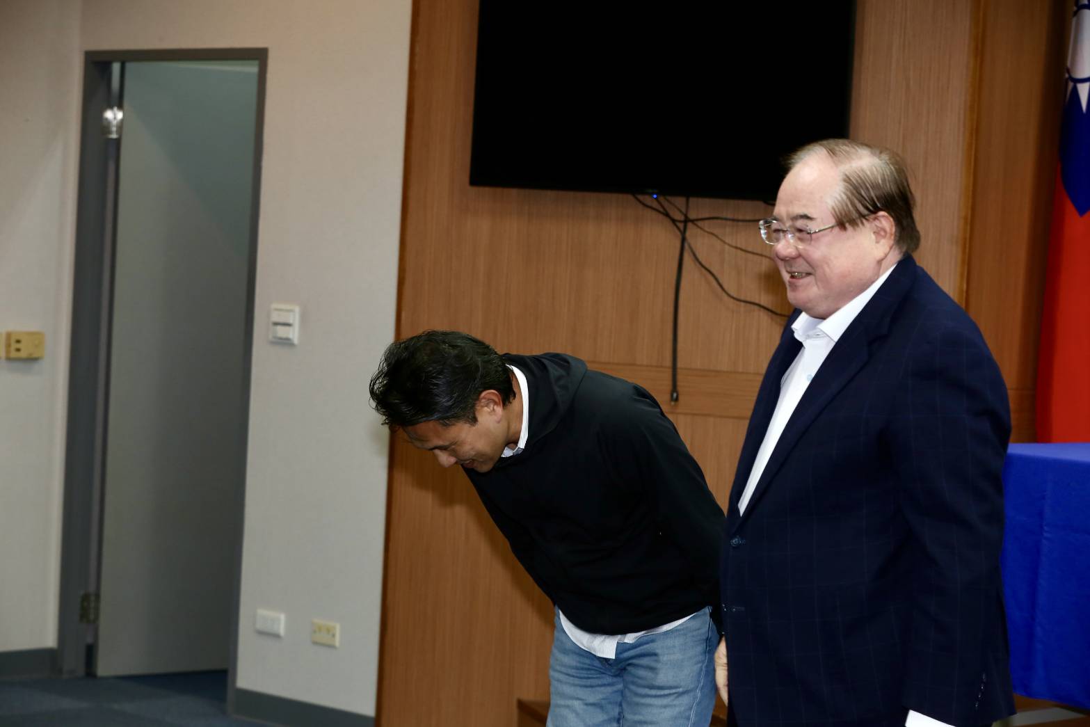 陳以信宣布退出藍營台南市長初選。（鏡報姜永年）