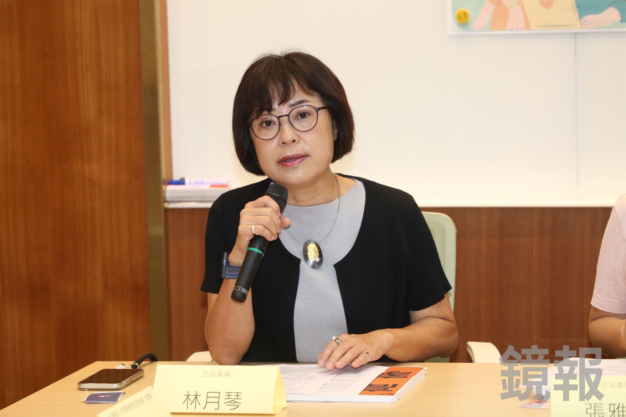 民進黨選對會拍板，建議苗栗縣黨部徵召林月琴參選苗栗市長。（鏡報董孟航）