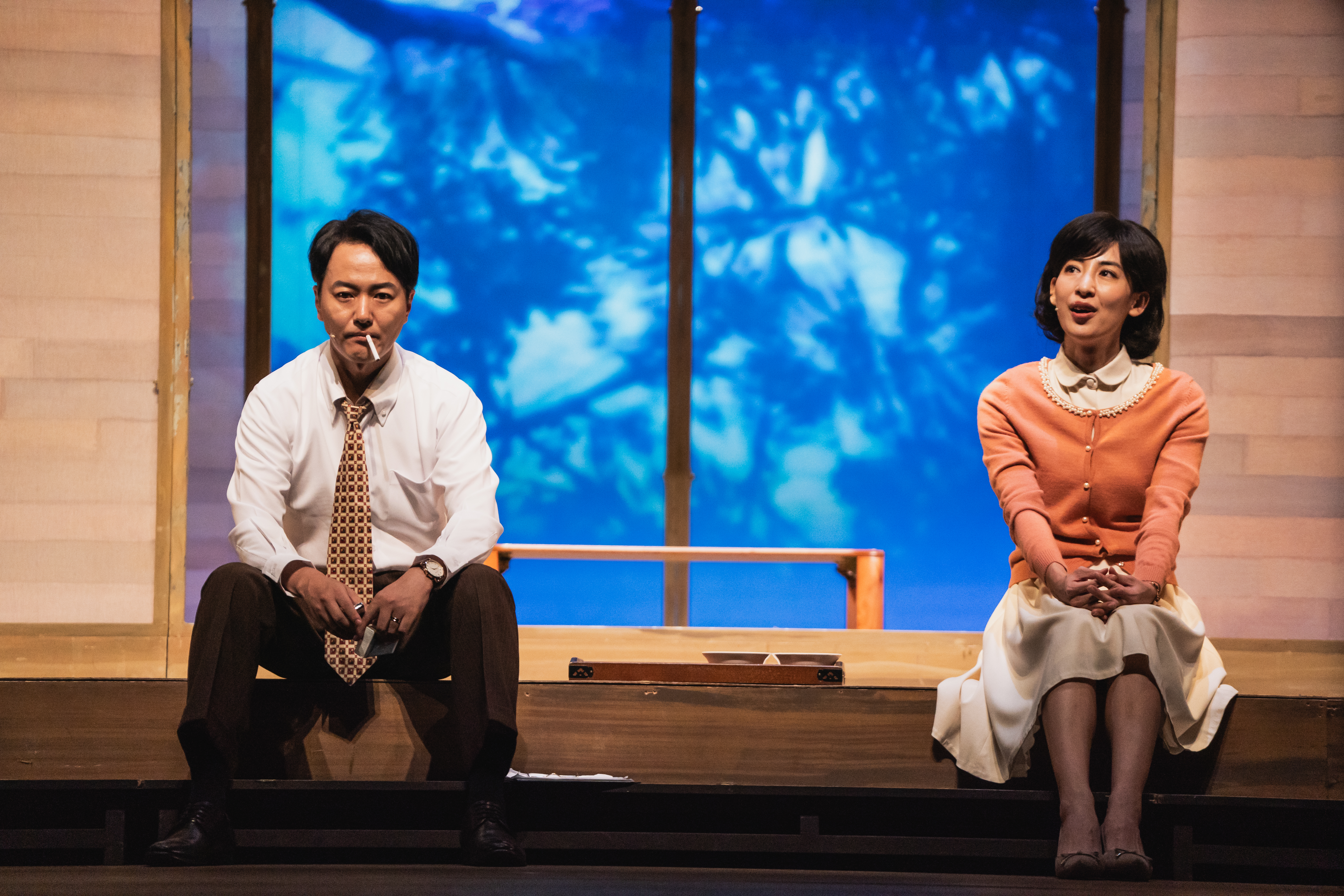 舞台劇《時光の手箱：我的阿爸和卡桑》首登高雄衛武營歌劇院。（財團法人影想文化藝術基金會提供）