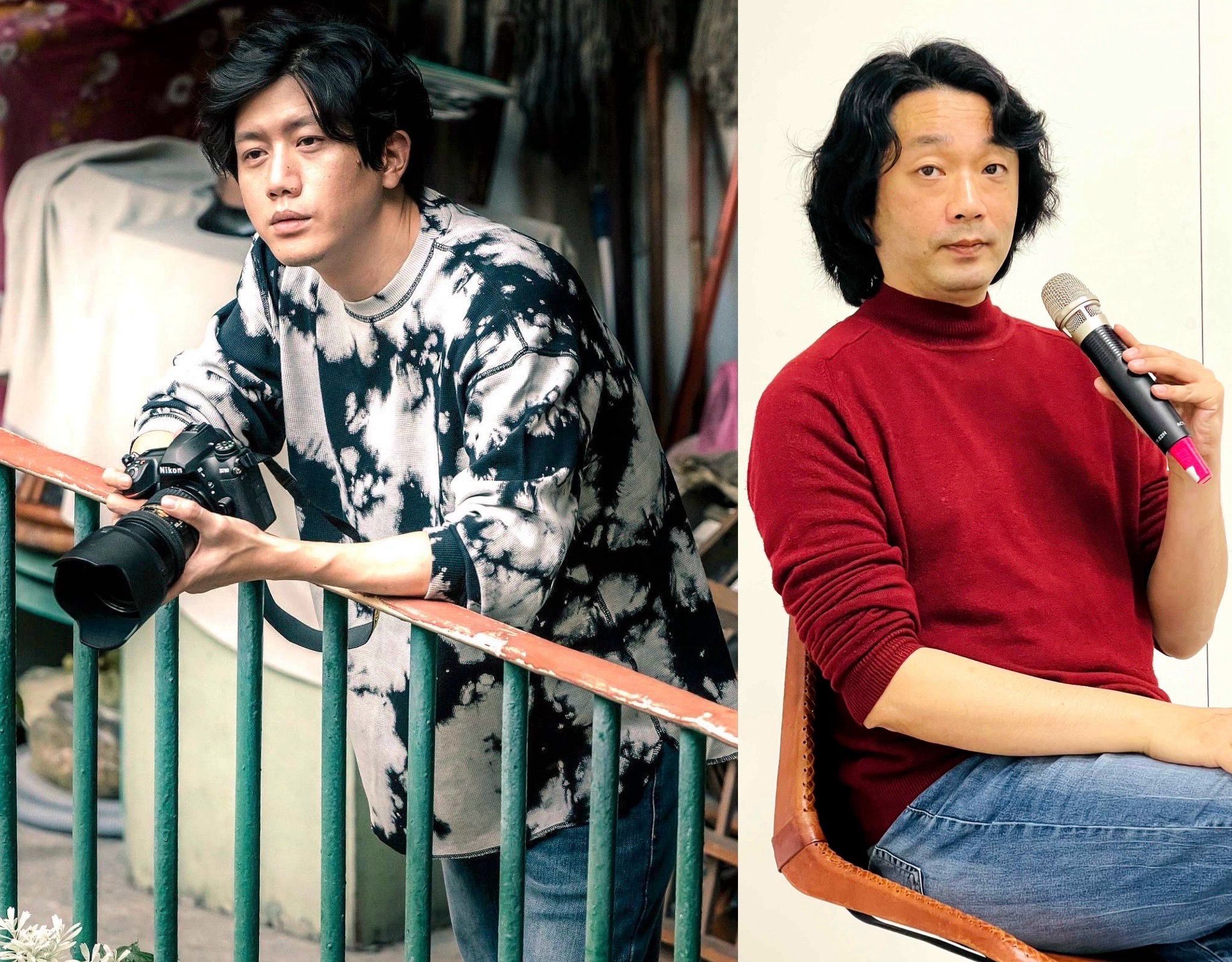 樓一安應邀在「中山73影視藝文空間」舉辦座談，現場大爆影帝莫子儀拍片怪癖。（海鵬提供）