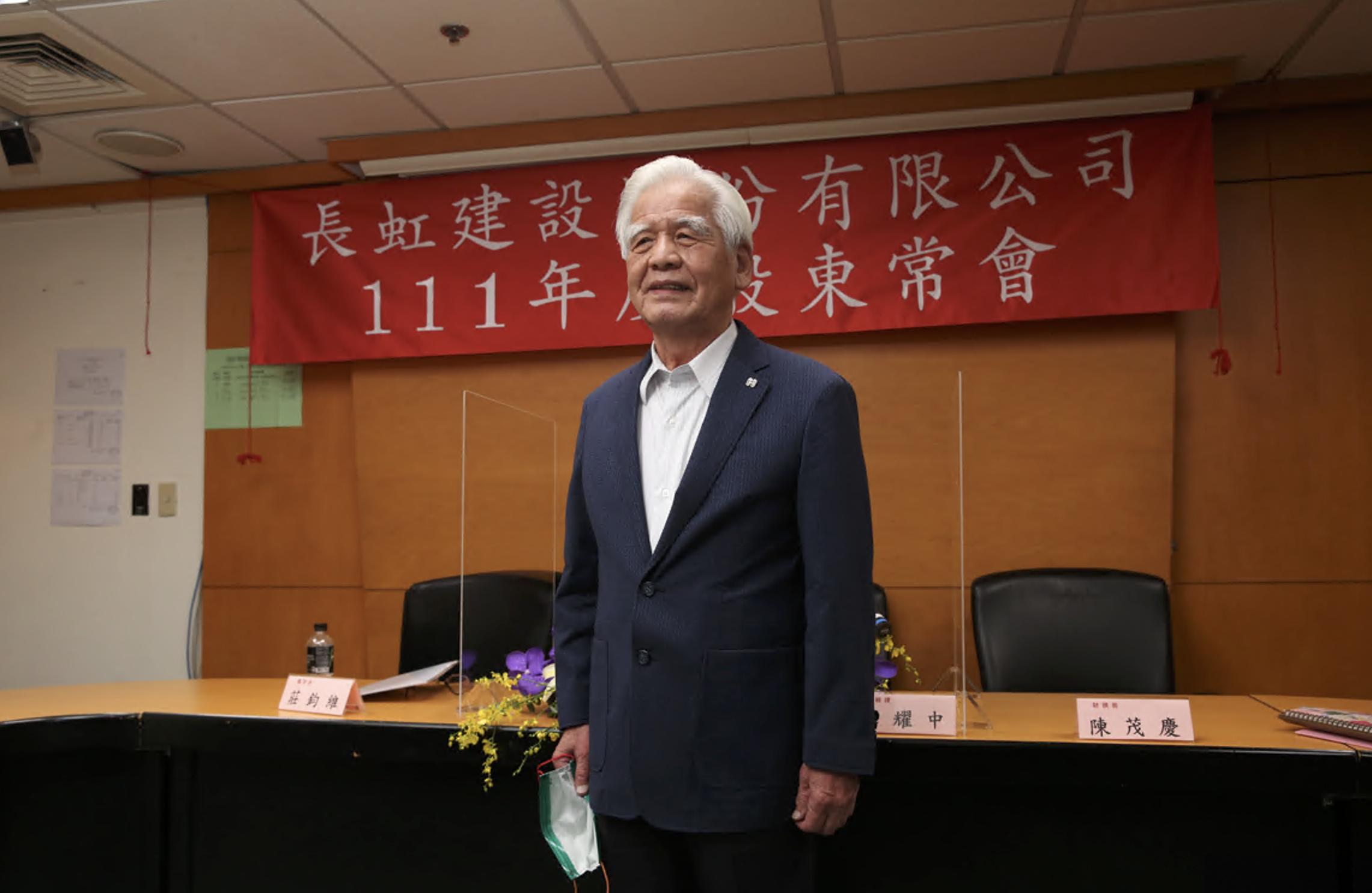 房市冷，長虹建設董事長李文造已對外宣稱「暫不購地」。（本刊資料照）