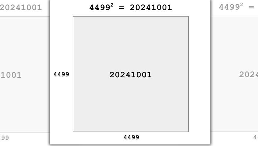 今天是一個難得可以被開平方根的日子。（翻攝自臉書 @2024完成度‰ Progress 2024）