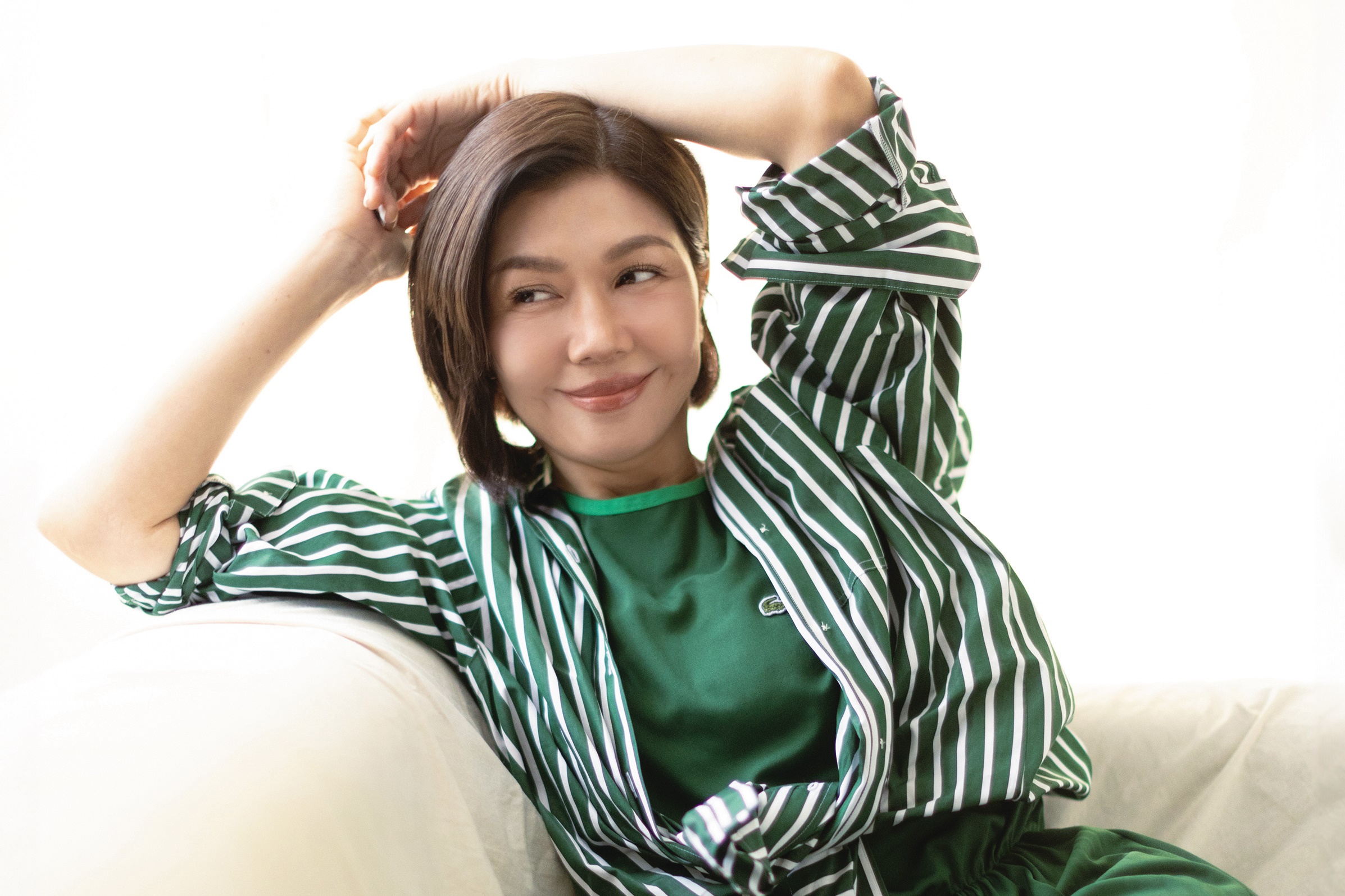 談到角色的無法自拔，在感情上委屈自己，于子育分析起來，裡面有深層母愛，好像放風箏一樣，把線握在手上，只要對方需要，人就會出現。