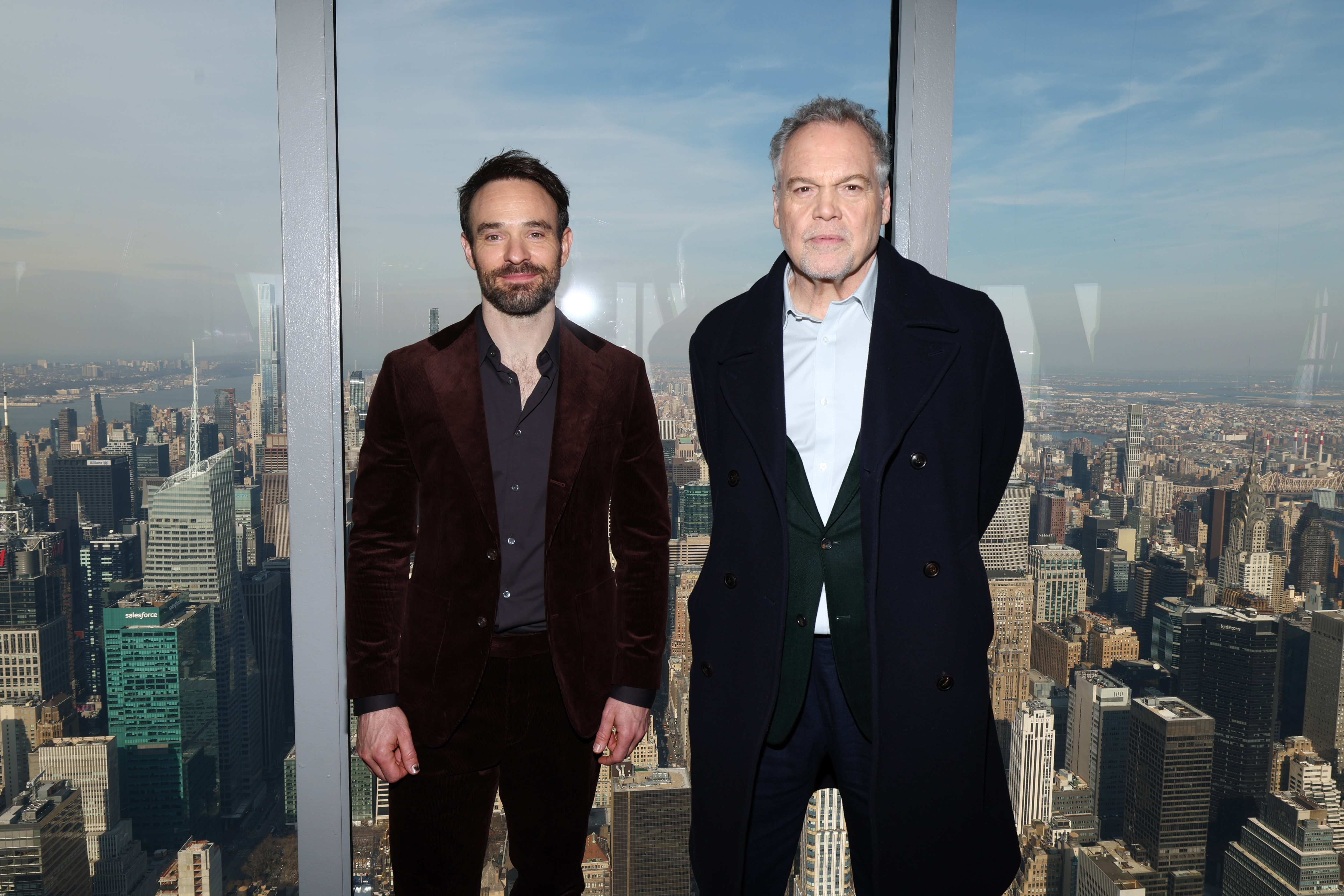 《夜魔俠：重生》主角查理考克斯（左）與文森唐諾佛利歐（右）。（Disney+提供）