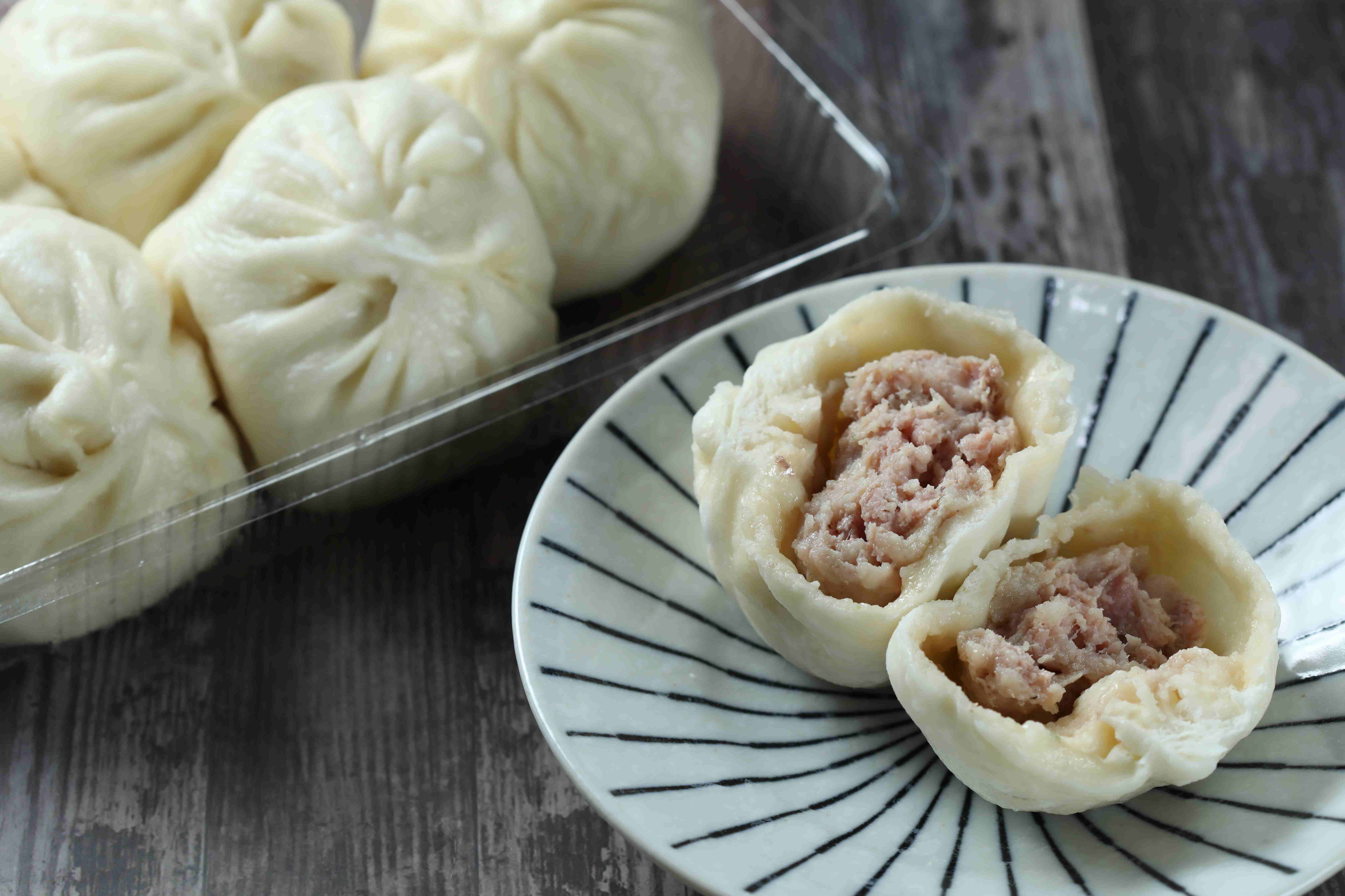 「鮮肉包」味道單純，越吃越涮嘴。（170元／盒、6個）