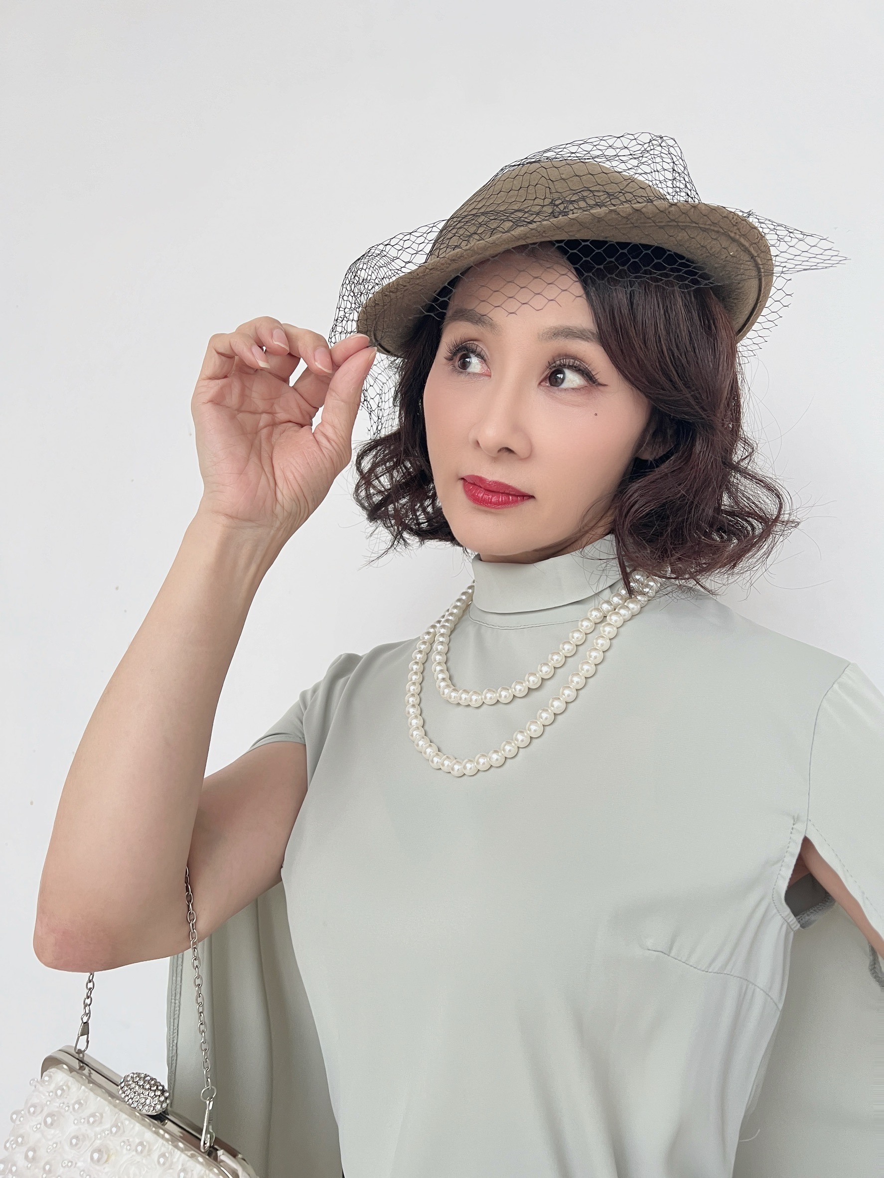 兵家綺以造型打造貴婦新角色。（民視提供）
