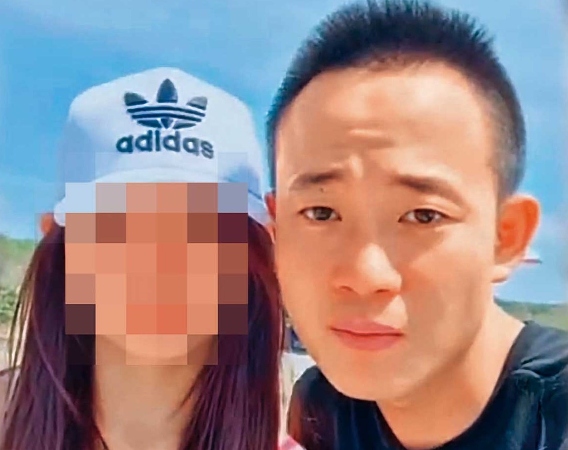 洪男（右）在生日當天與賴姓女友（左）發生口角後，竟夥同好友吳男聯手殺害賴女。（翻攝洪女臉書）