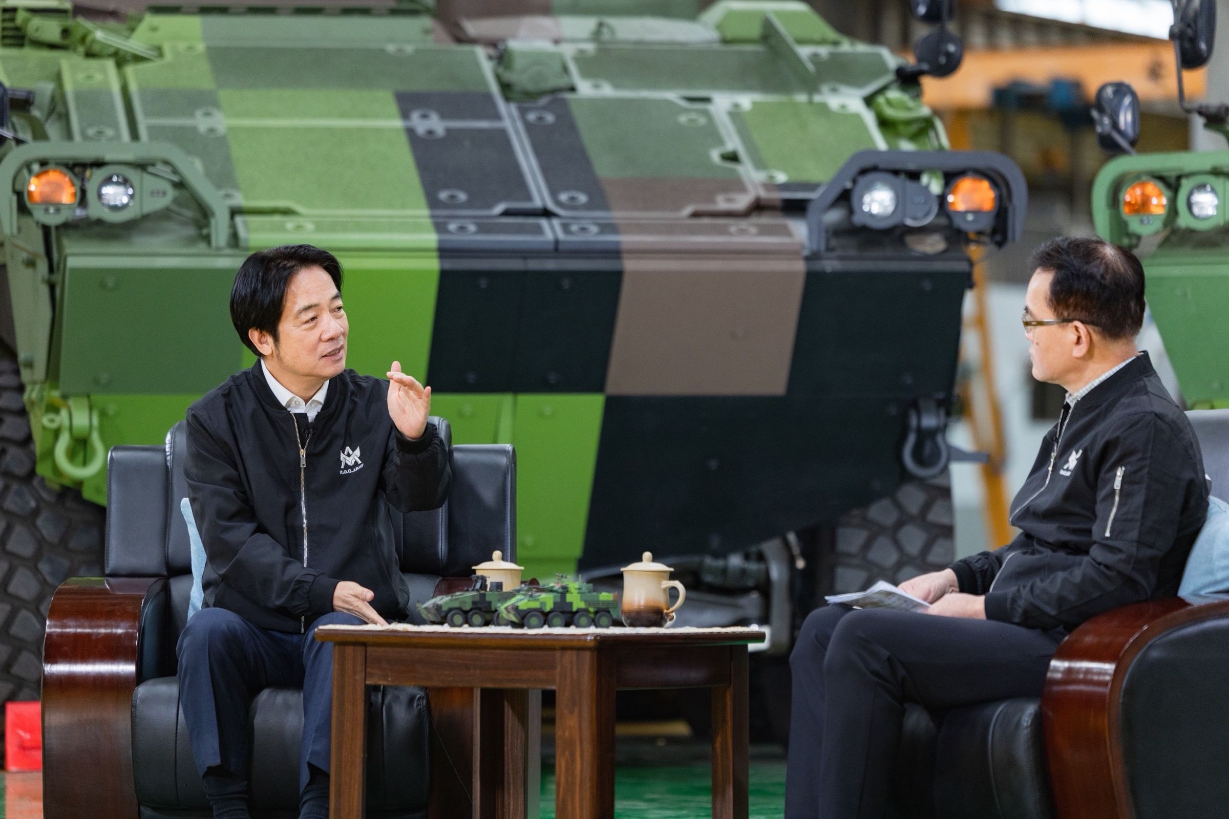 總統賴清德接受專訪，提及中國已對台灣發動5大威脅。（三立提供）