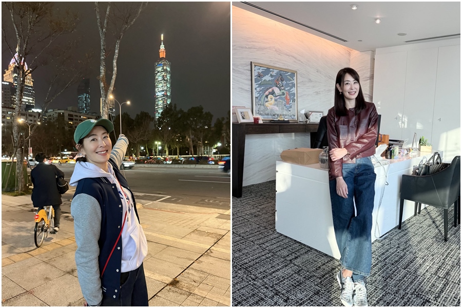 賈永婕接任101董座半年，好奇大家會幫自己打幾分？（翻攝自賈永婕的跑跳人生臉書）