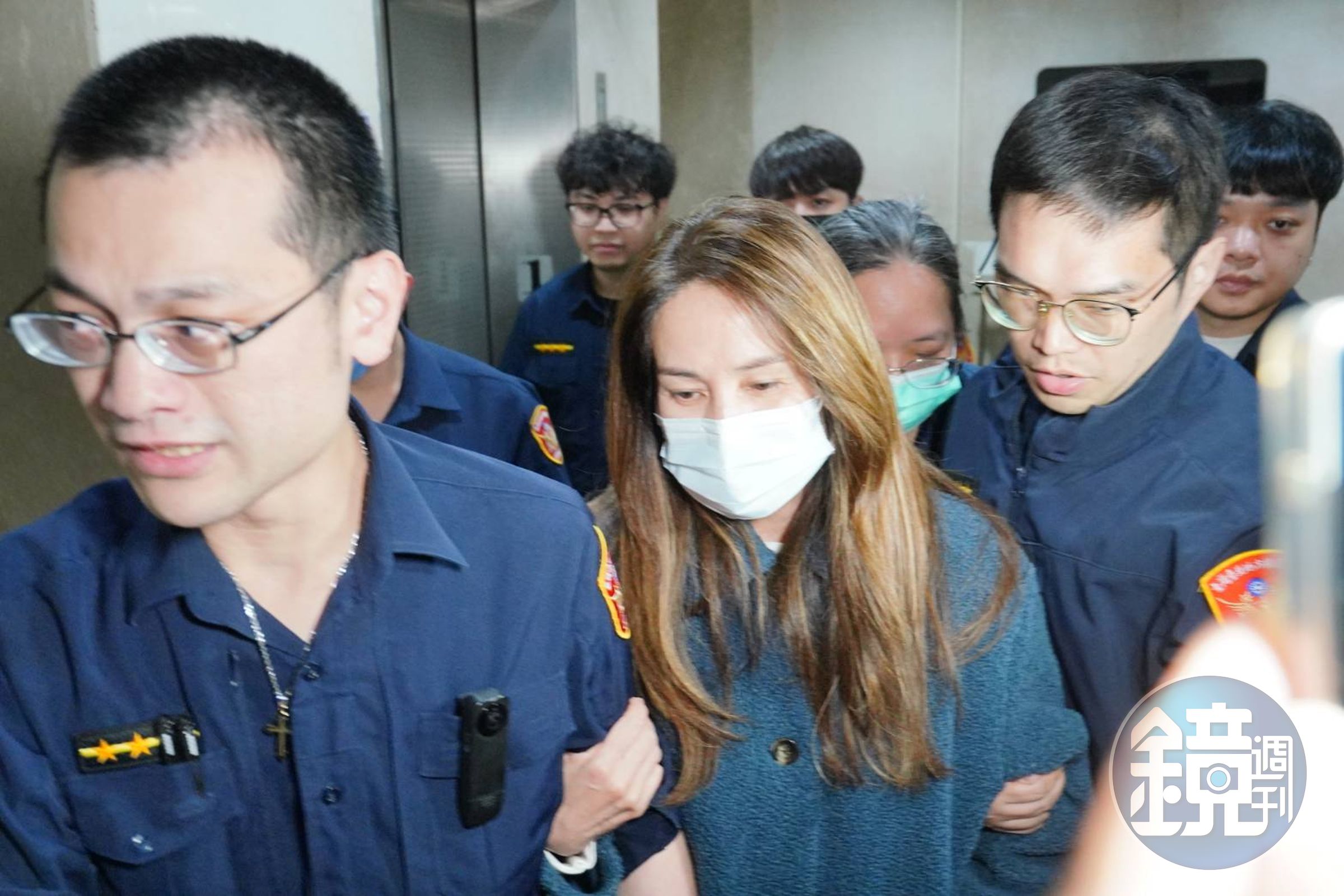 高金素梅昨日被移送北檢複訊,因身體不適未能完成偵訊。