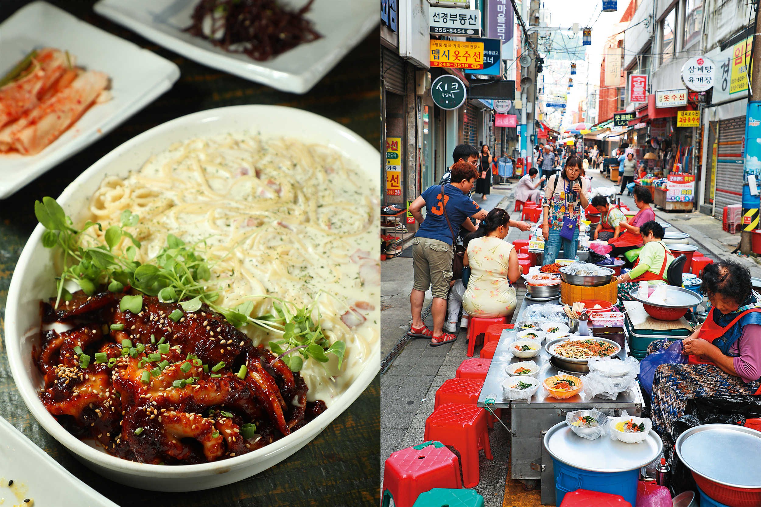 釜山是東北亞郵輪航線最常停靠的韓國港口，距離碼頭不遠處的南浦洞與擁有最新旅遊設施的東釜山都很值得造訪。