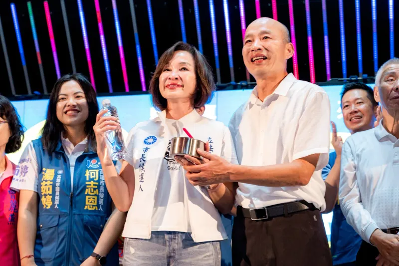 韓國瑜站台柯志恩突拋「台南高雄蓋萬里長城」不來往　謝龍介這樣看