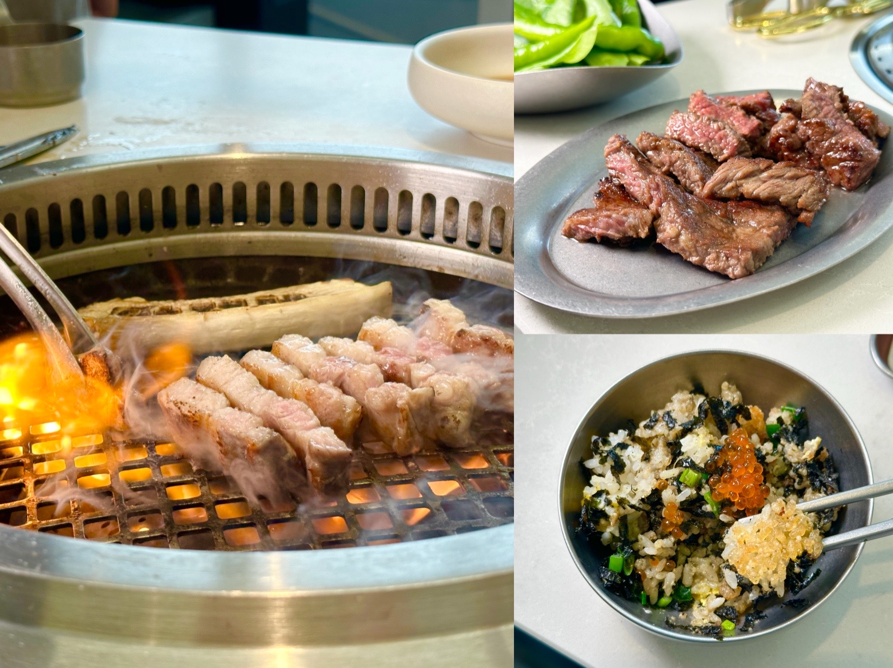 「Bungy Jump Korean BBQ 笨豬跳韓式燒肉」4月24日重新開幕，裝潢改頭換面，肉品全面升級，主打熟成台灣豬與美國牛。