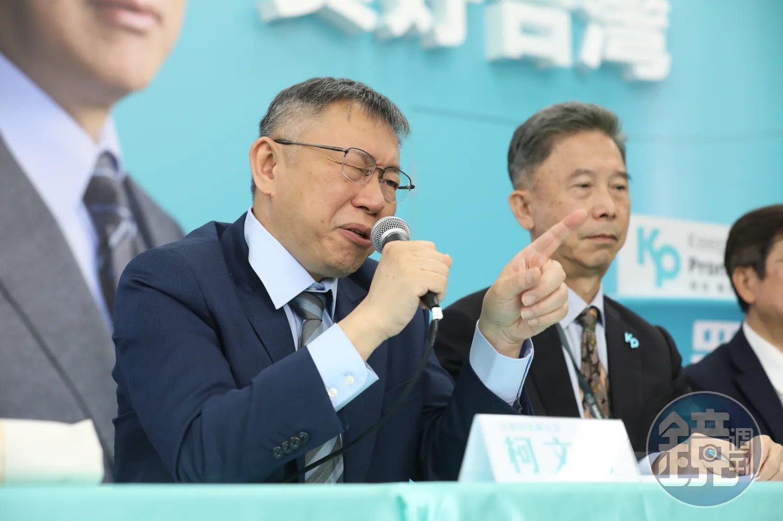 民眾黨發言人李頂立說明政黨、總統選舉的補助款用途。圖為民眾黨主席柯文哲。（本刊資料照）