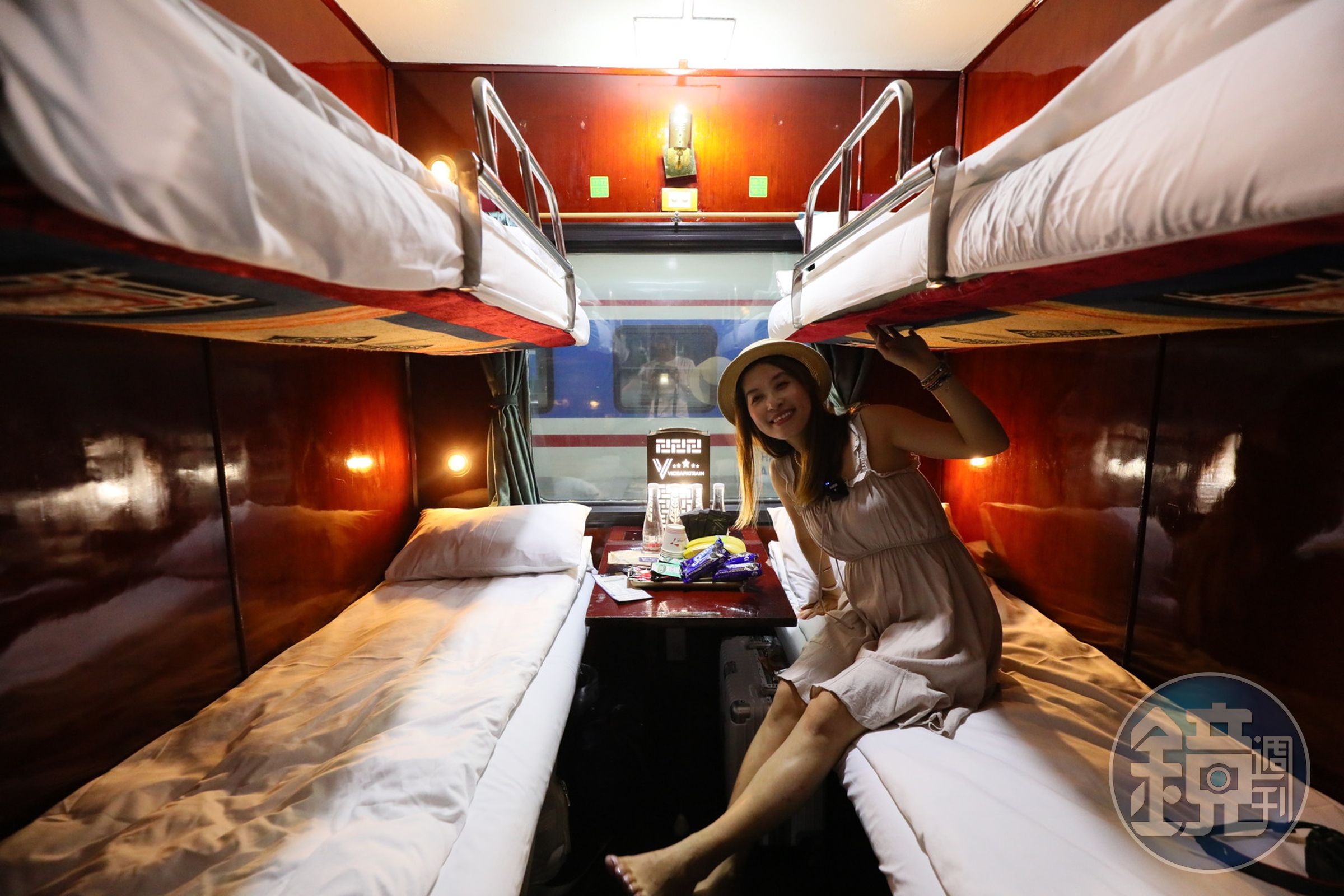 記者這次去越南體驗夜舖火車。