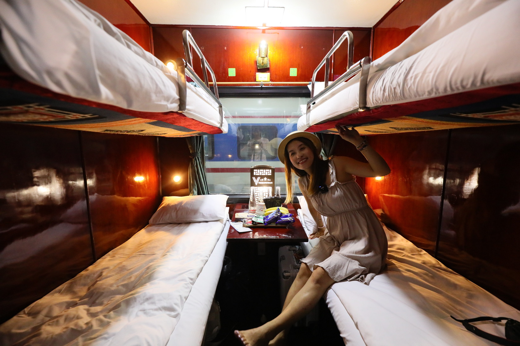 記者這次去越南體驗夜舖火車。