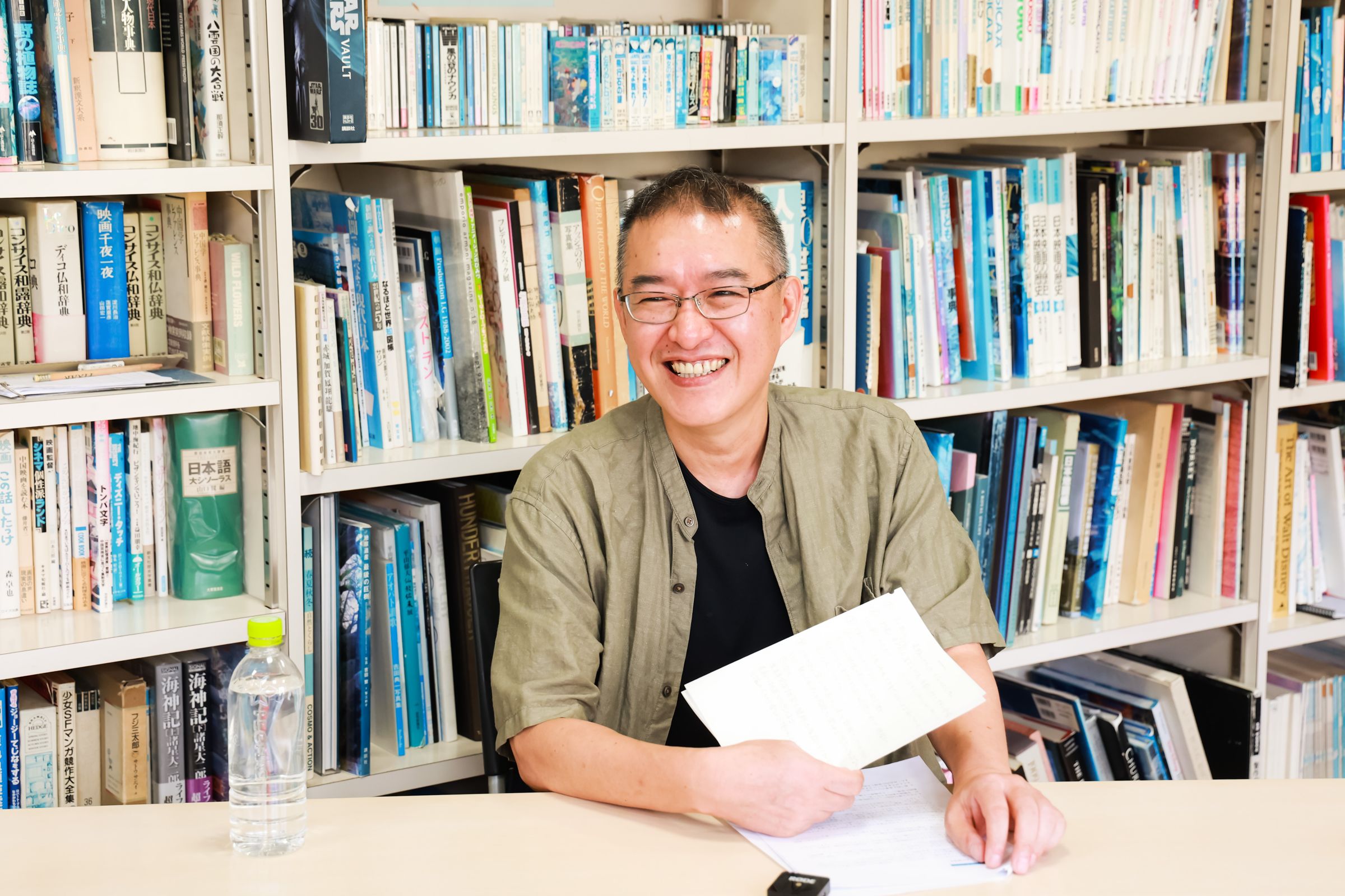 筆記雖然只是一張紙，但寫得密密麻麻，代表本田雄確是有備而來。（甲上娛樂提供）