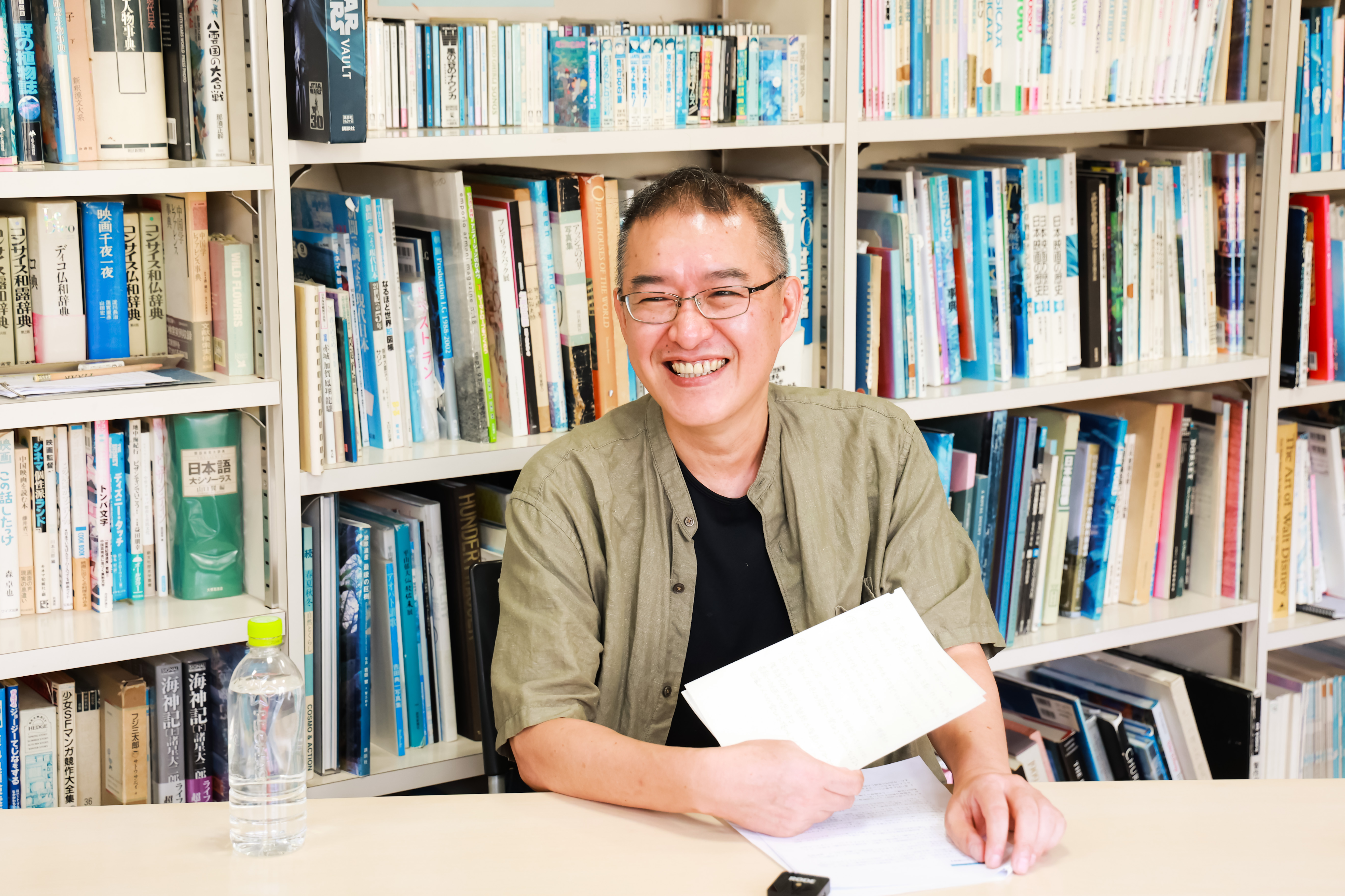 筆記雖然只是一張紙，但寫得密密麻麻，代表本田雄確是有備而來。（甲上娛樂提供）