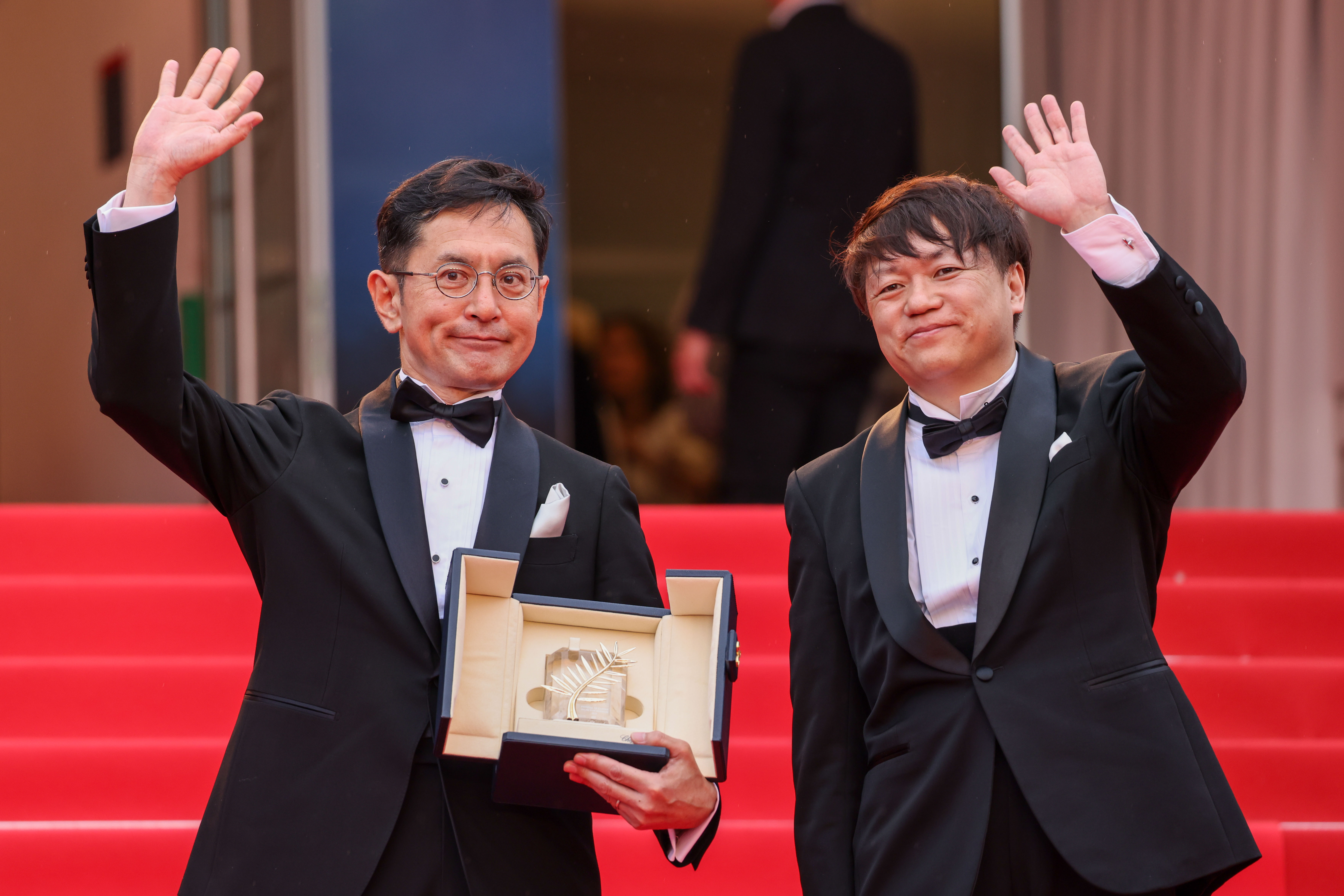 吉卜力工作室在法國坎城影展（Cannes Film Festival）獲頒榮譽金棕櫚獎（Palme d'Or）。（翻攝自東方IC）