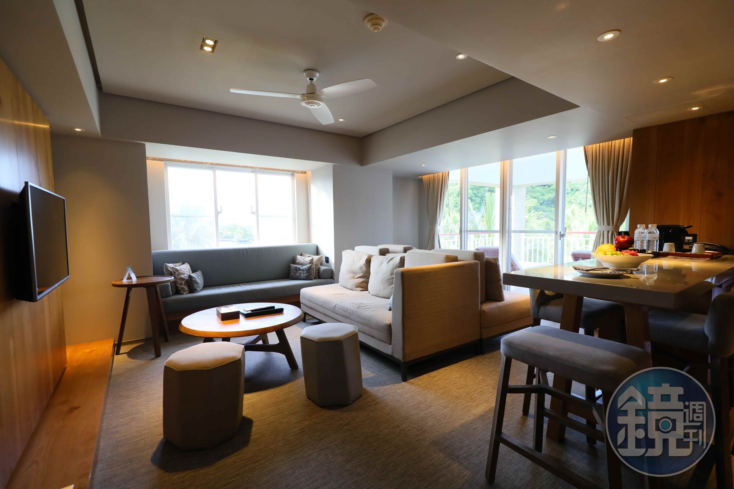 房型「Premier Suite」帶有家庭感的溫馨氣息,如同入住帛琉另一個家。