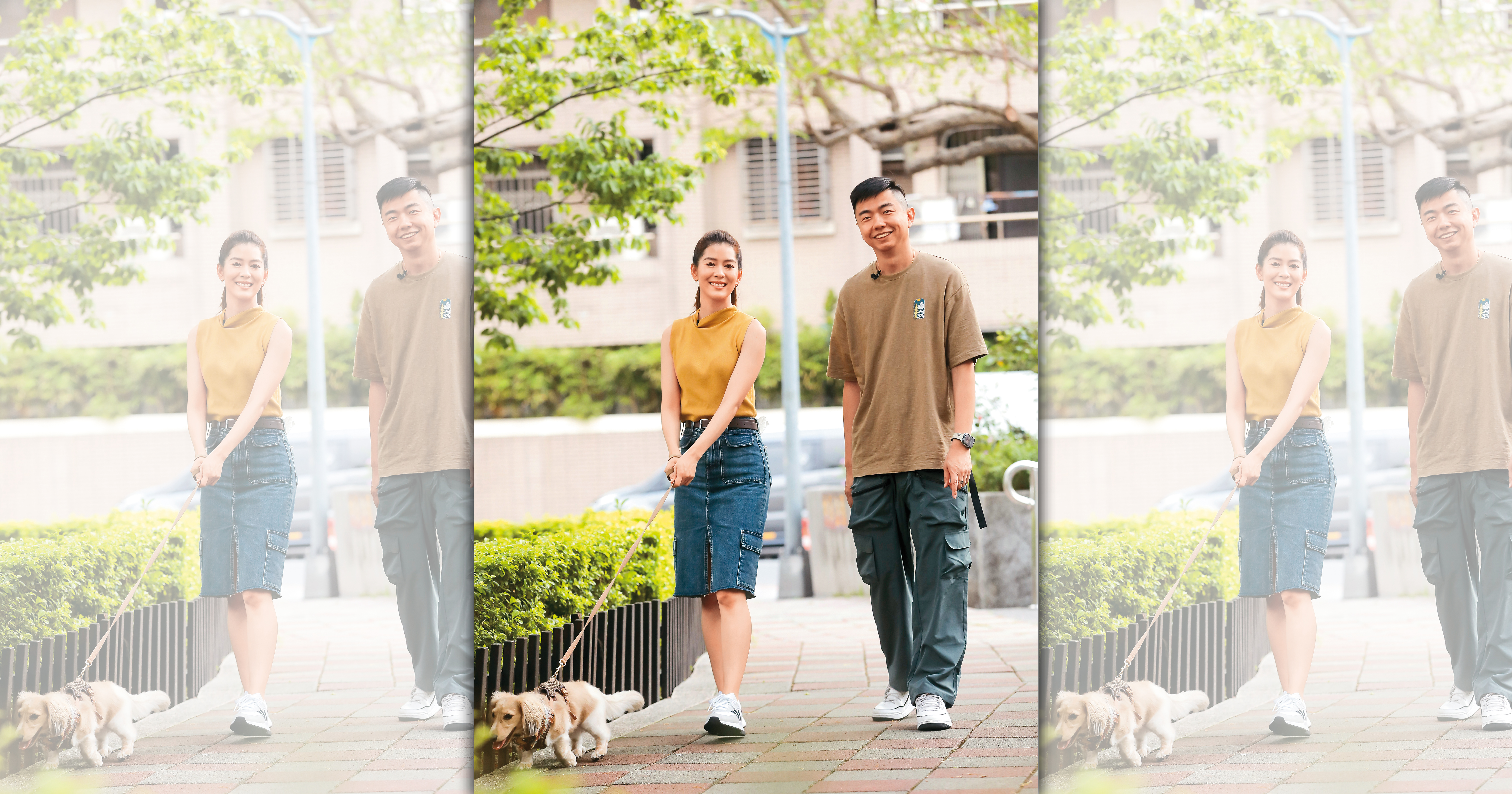 王沛語帶著領養6個月的臘腸狗Marley來找熊爸，分享新手狗媽媽心得。