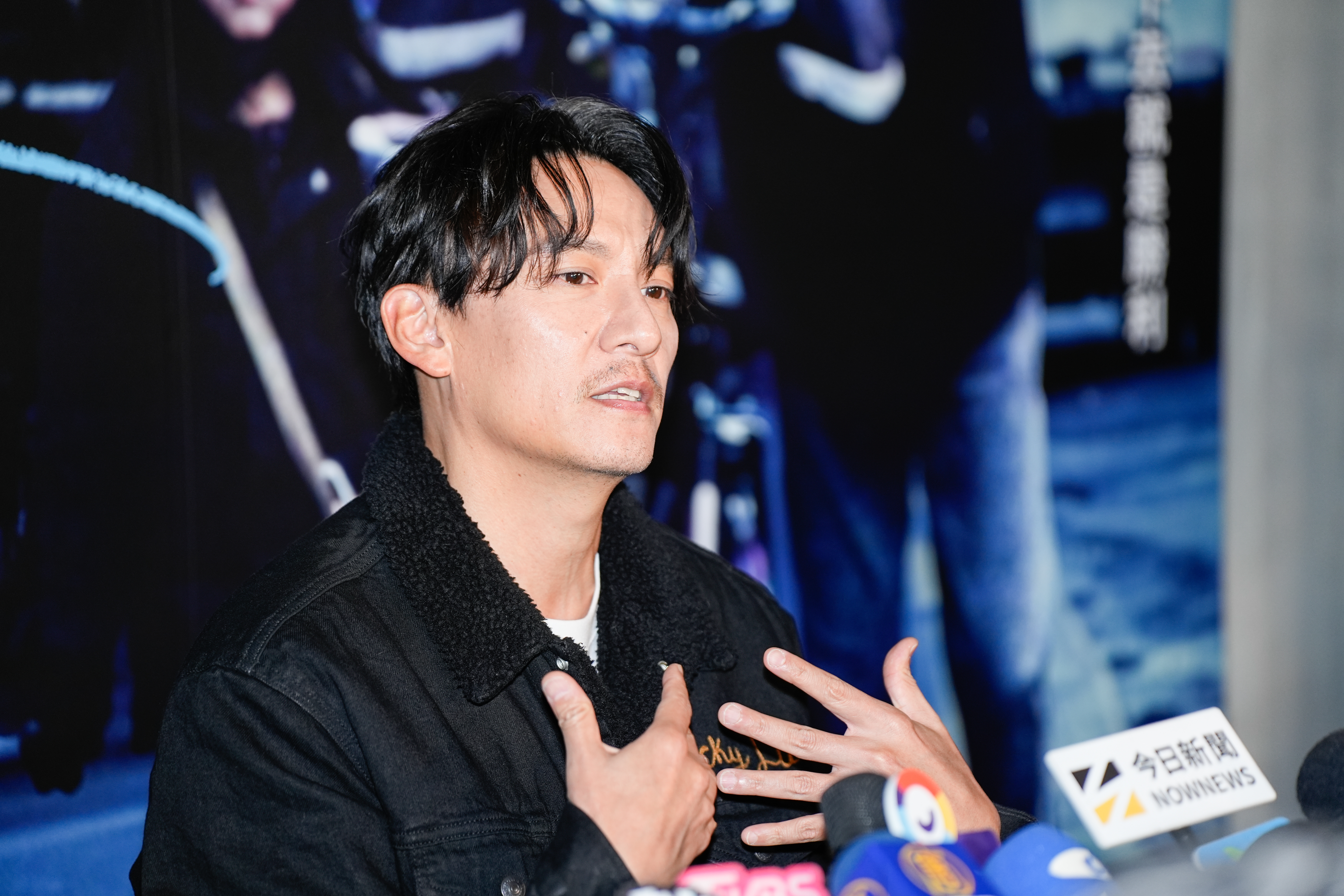 張震接任金馬主席後首度公開露面，自認只要當個「吉祥物」，事情都有專業團隊執行。