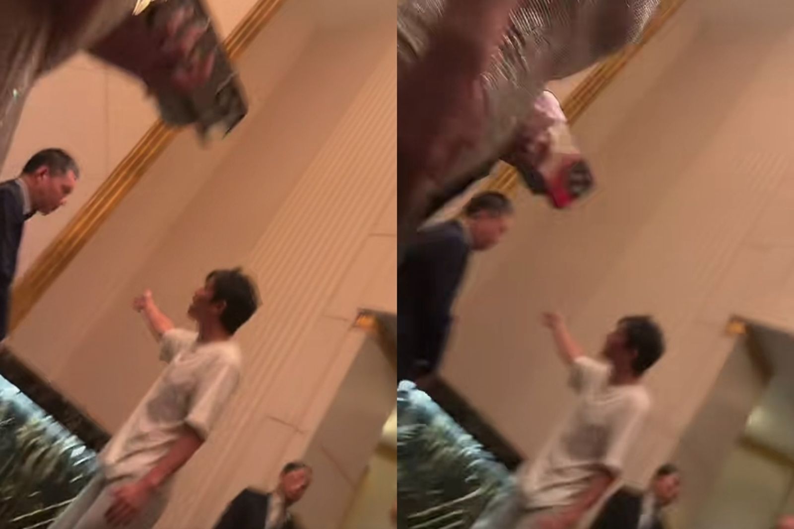 激烈爭吵畫面曝！陳冠希上海半島酒店爆氣　臭罵員工「看著我什麼意思？」