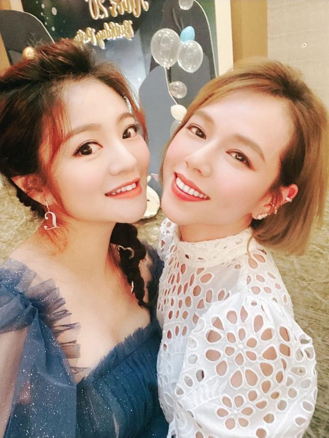 安以軒和夏于喬多年來情比姊妹深。（翻攝自臉書）