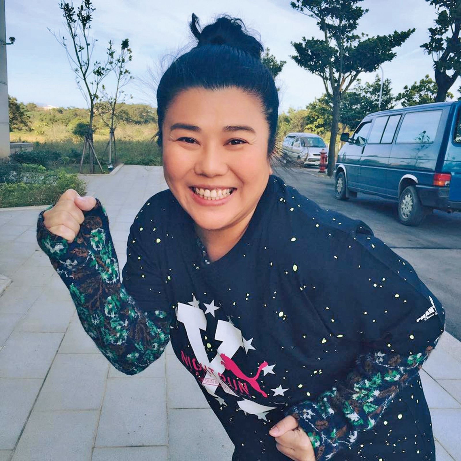 林美秀和小14歲的攝影師閃婚，婚姻生活至今仍相當甜蜜。（圖／翻攝自林美秀臉書）